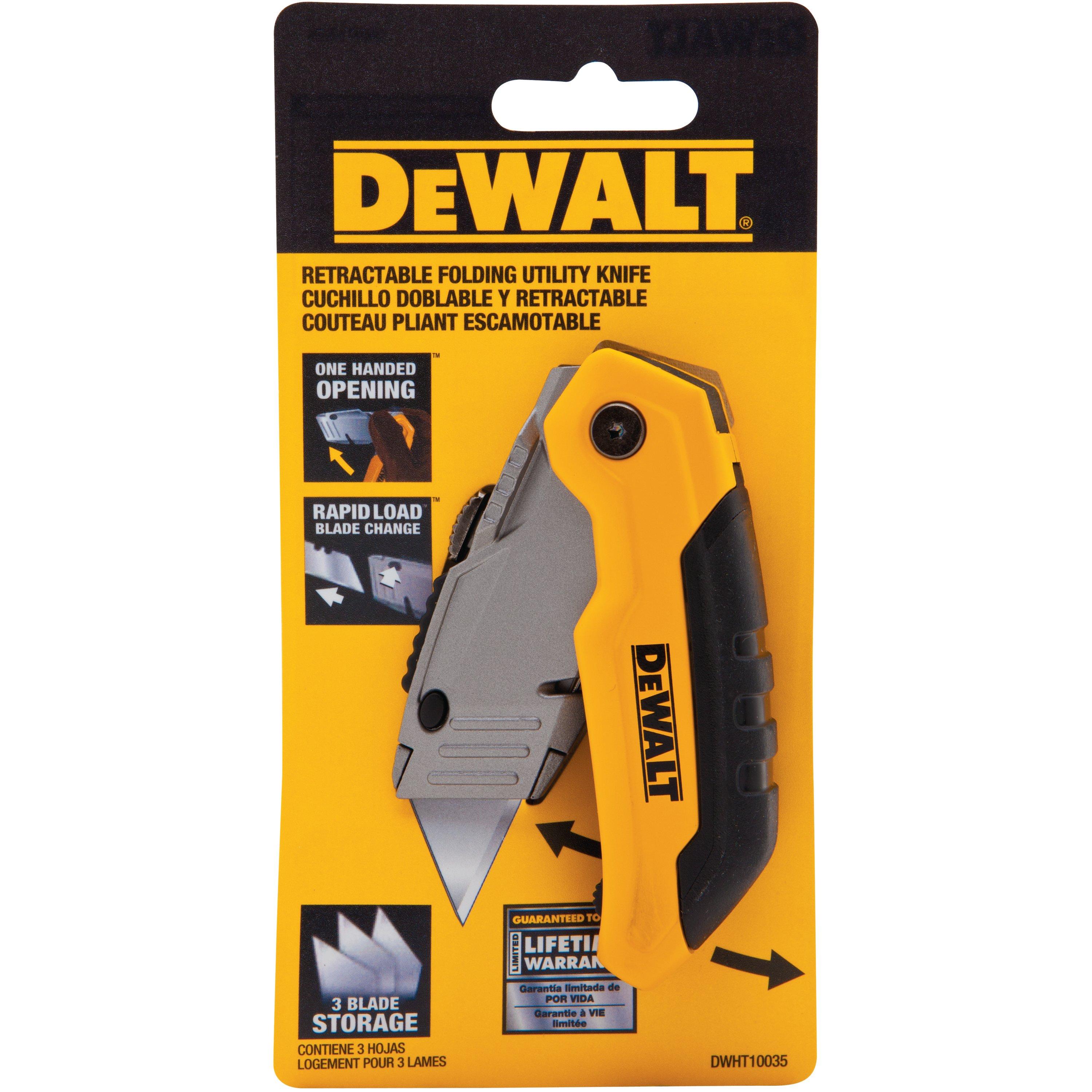 DeWalt Folding Retractable Utility Knife Floor and Decor