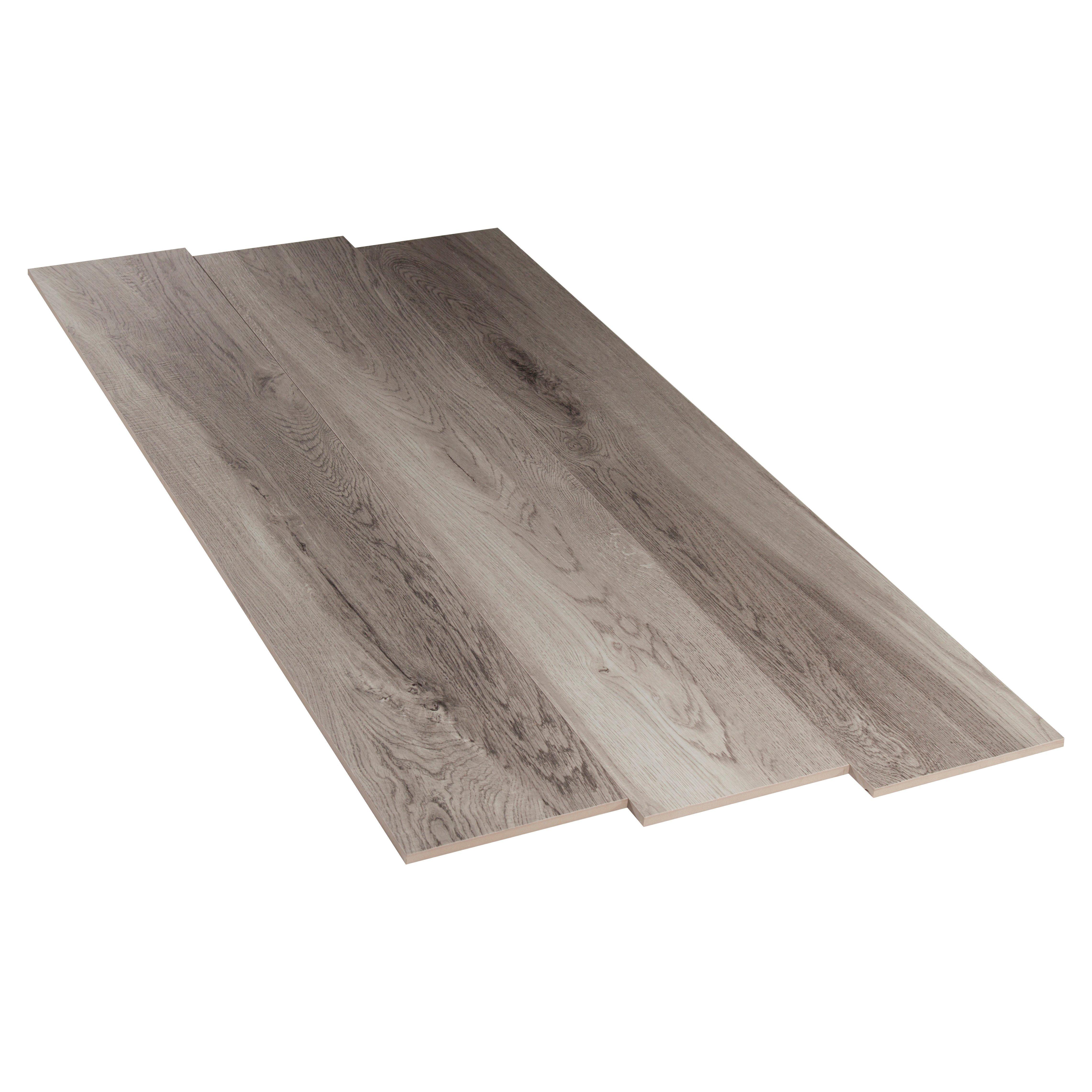 Aqua Gray Wood Plank Porcelain Tile | Floor and Decor