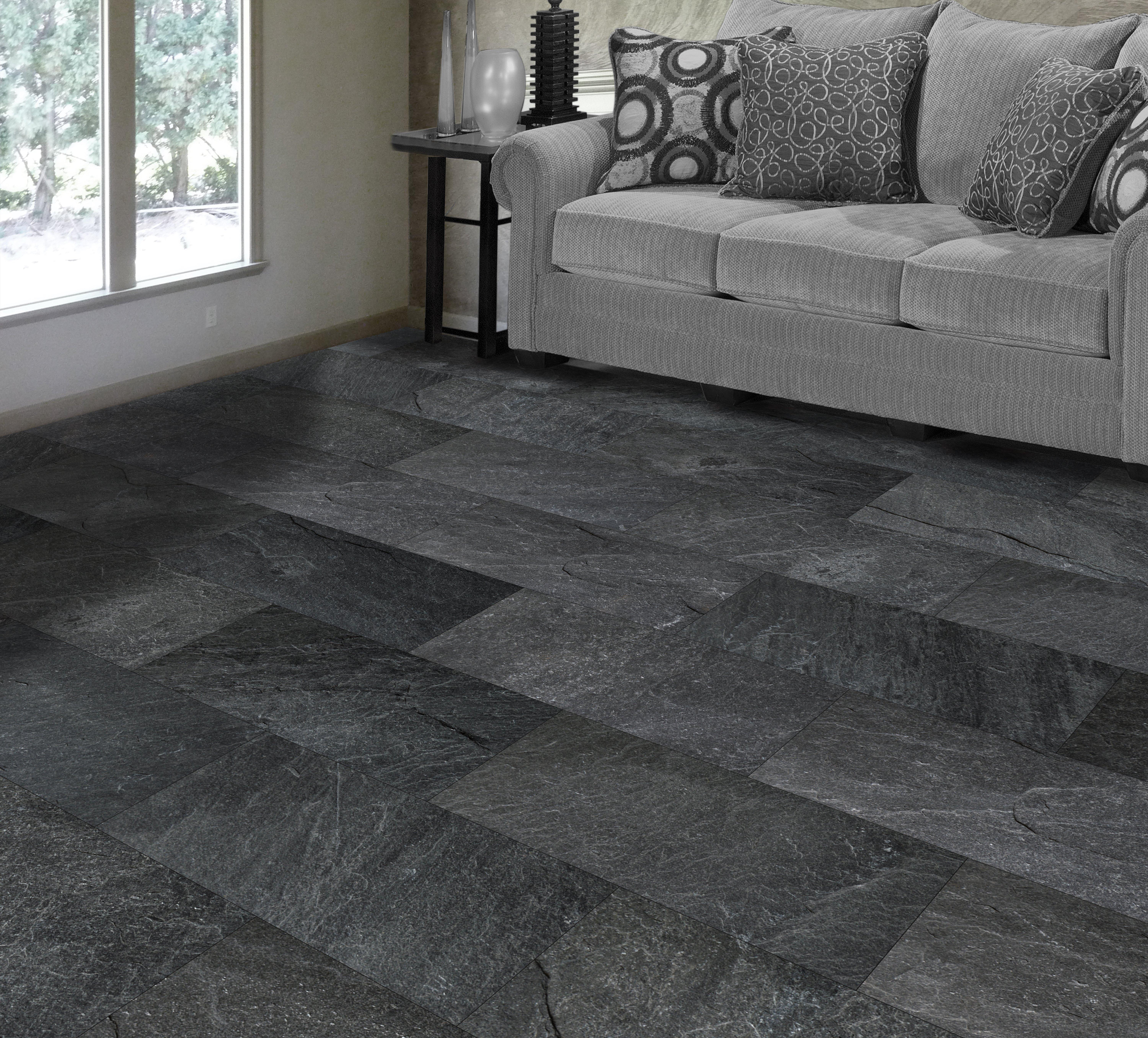 Silver Gray Quartzite Tile