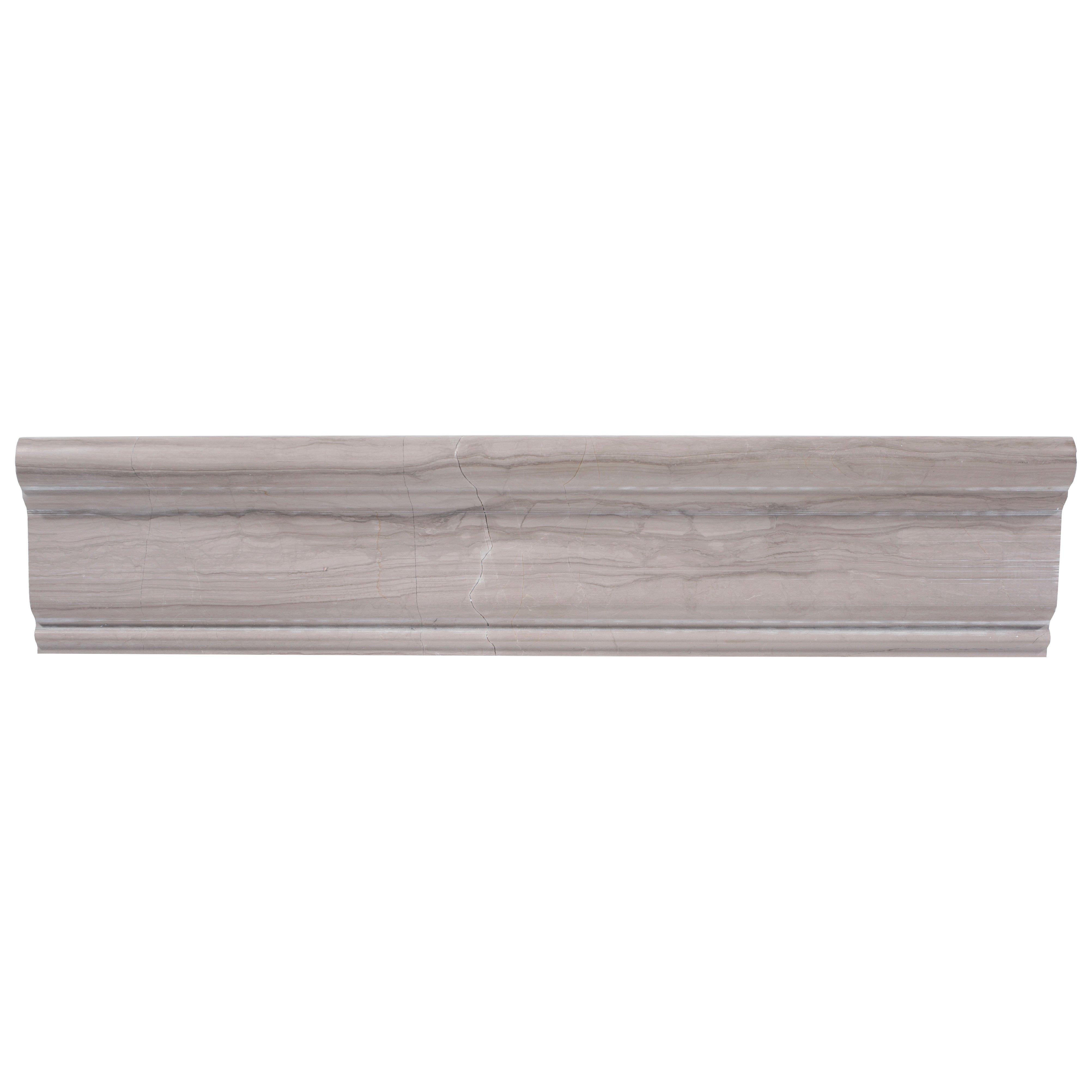 Marble Chair Rail - Carrara Honed Marble | Tile Chair Rail Molding / Bianco carrara marble chair rail.