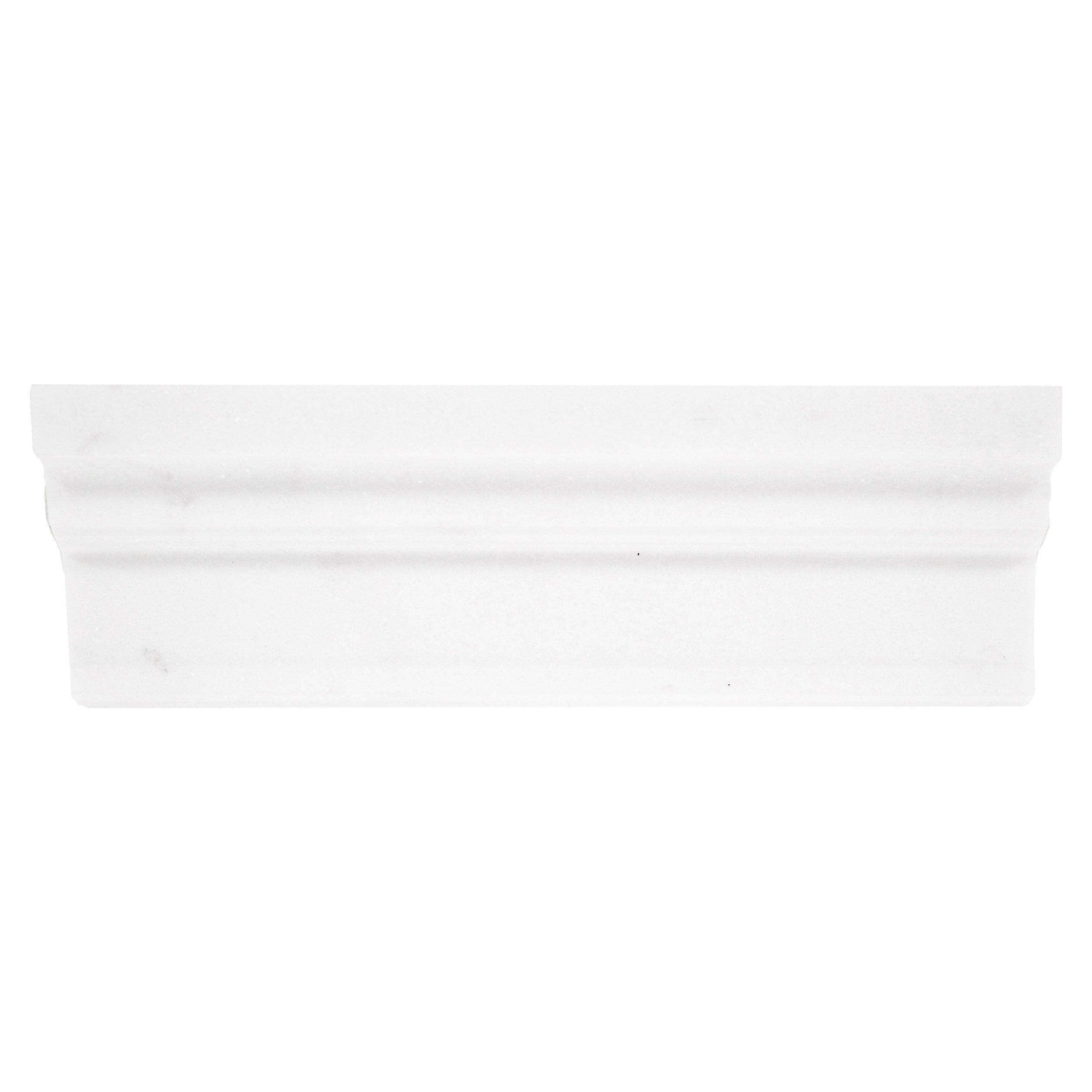 Thassos Premium Polished Marble Crown Molding