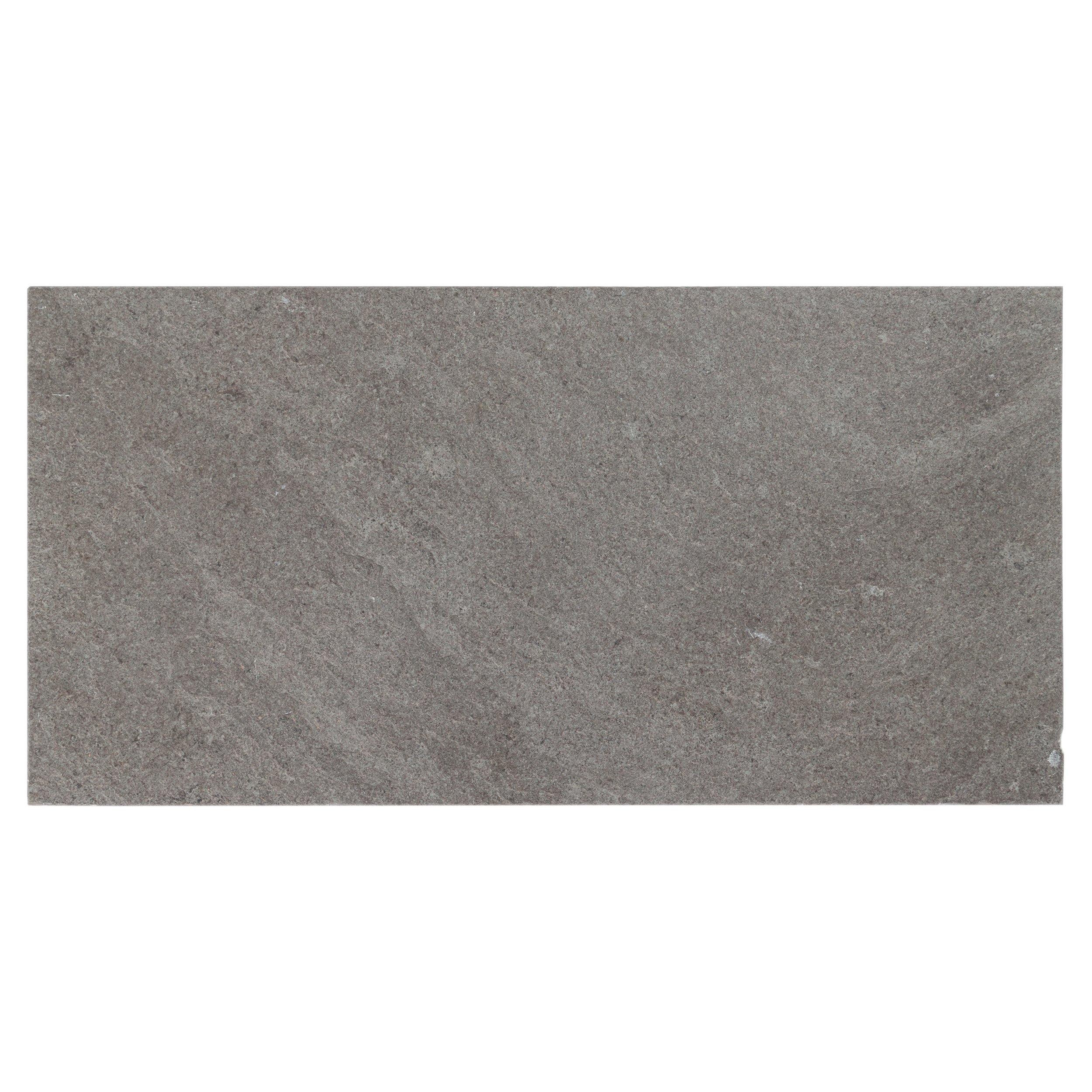 SAMP Ashford Gray Brushed Limestone Tile Floor and Decor