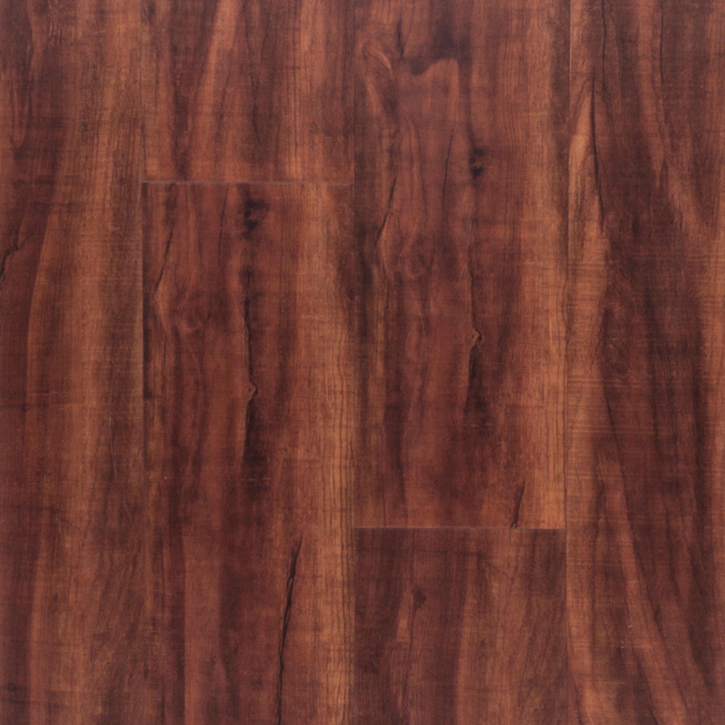 SAMP Mahogany Hand Scraped Plank with Cork Back Floor and Decor