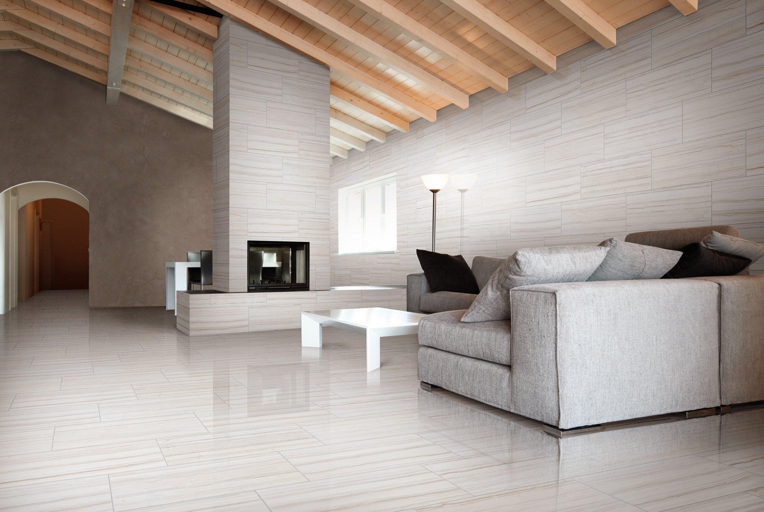 Eramosa Lapato White Porcelain Tile Floor & Decor