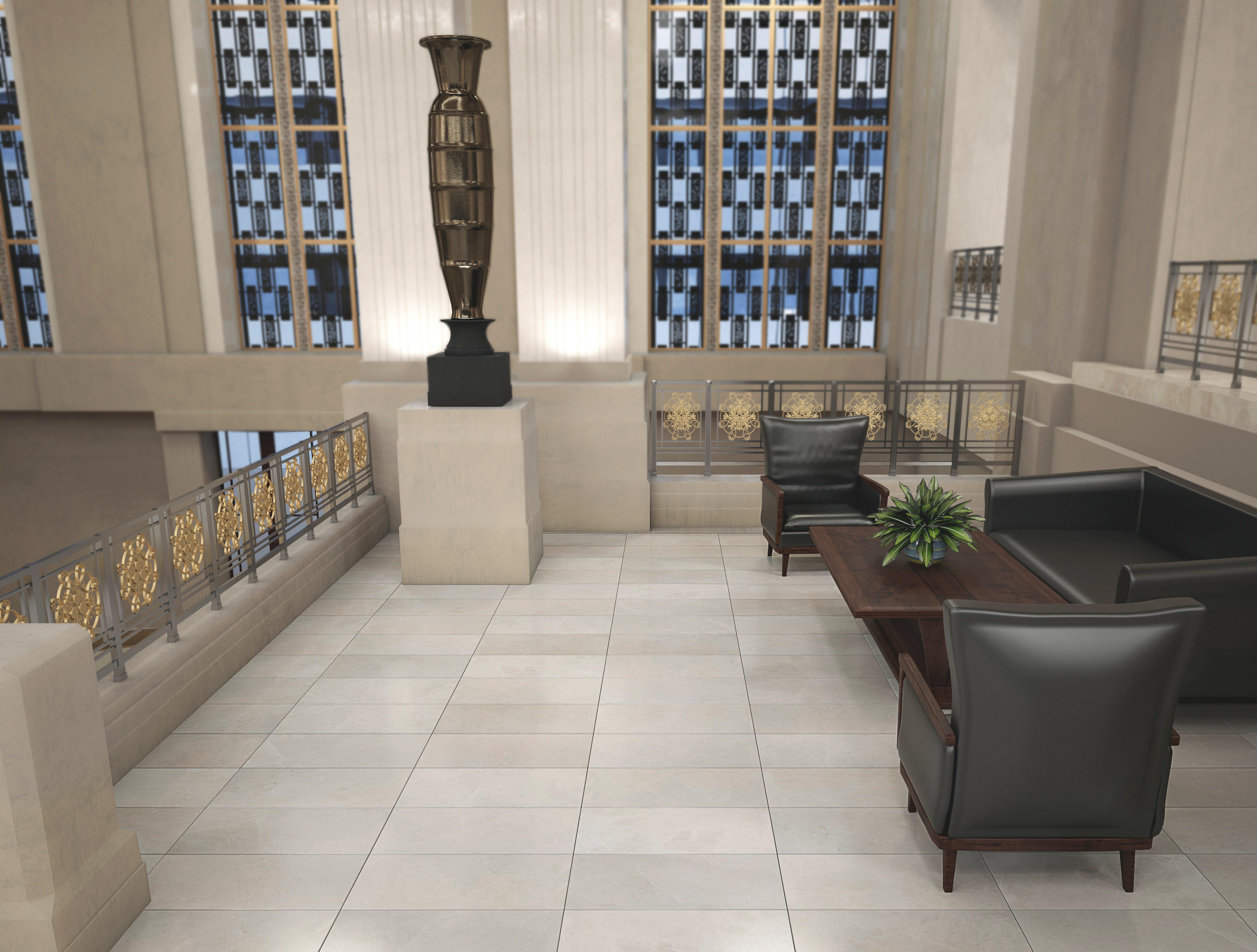 Vanilla Brushed Marble Tile