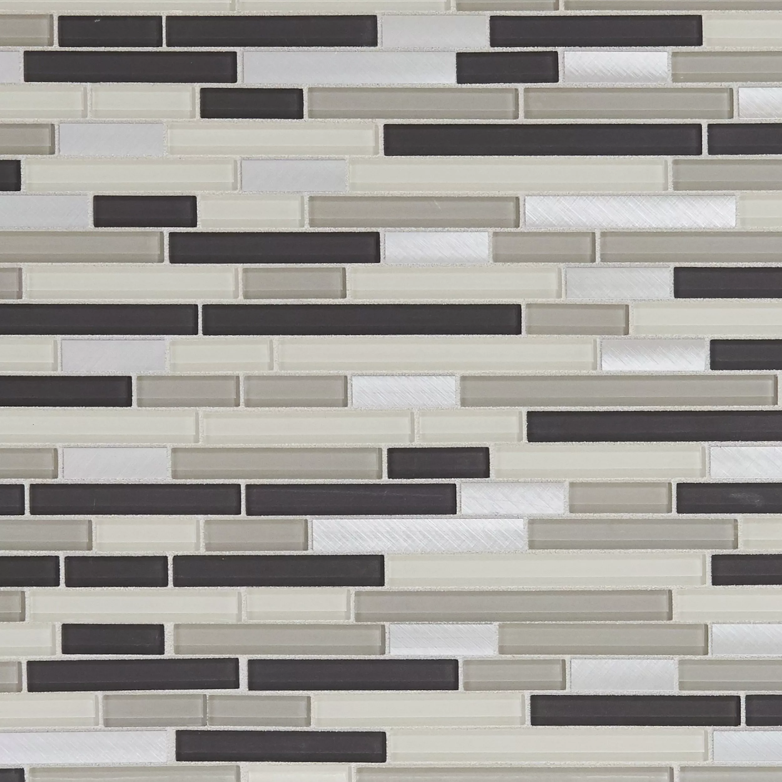 Cascades Polished Linear Glass and Metal Mosaic