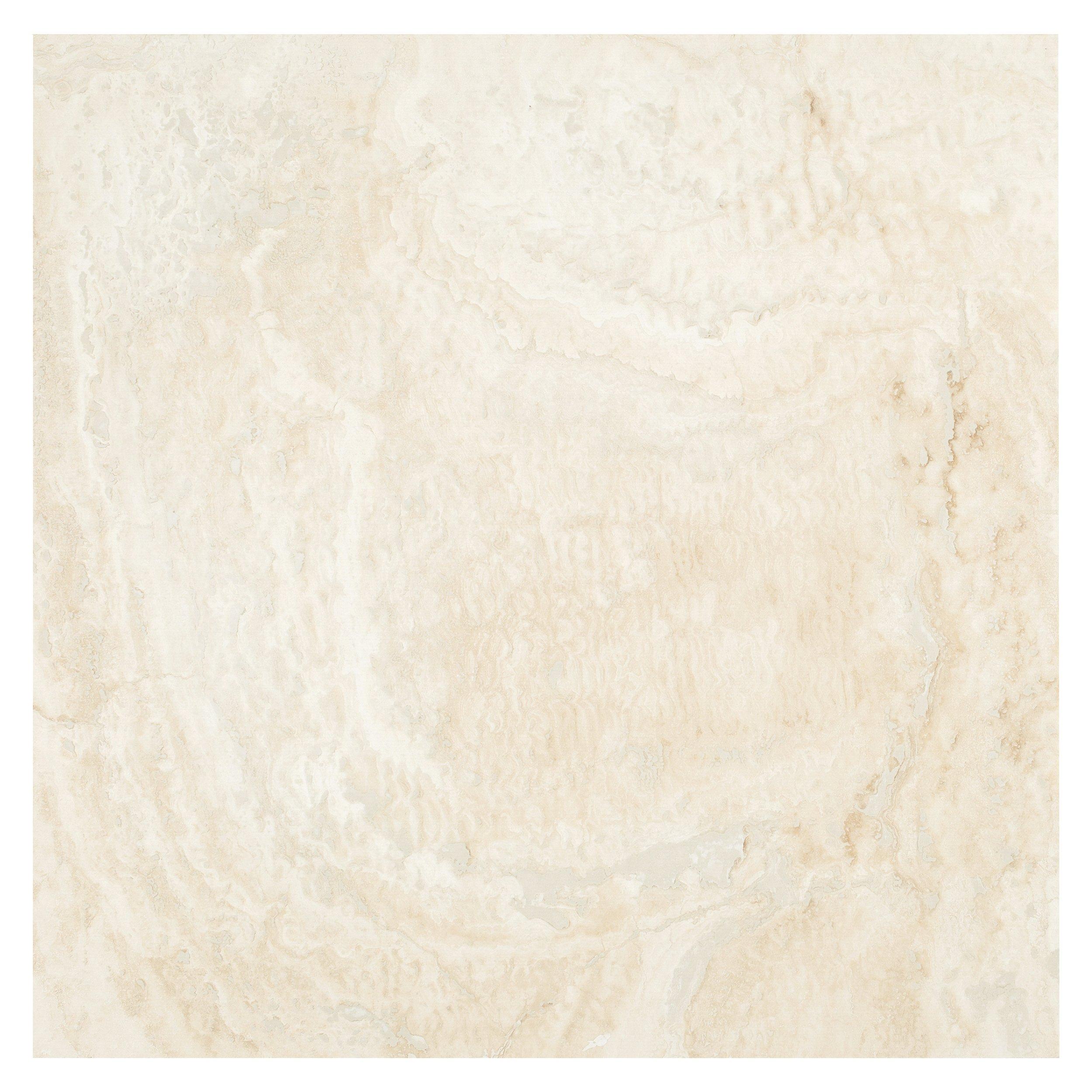 Cascade White Premium Honed Travertine Tile Floor and Decor