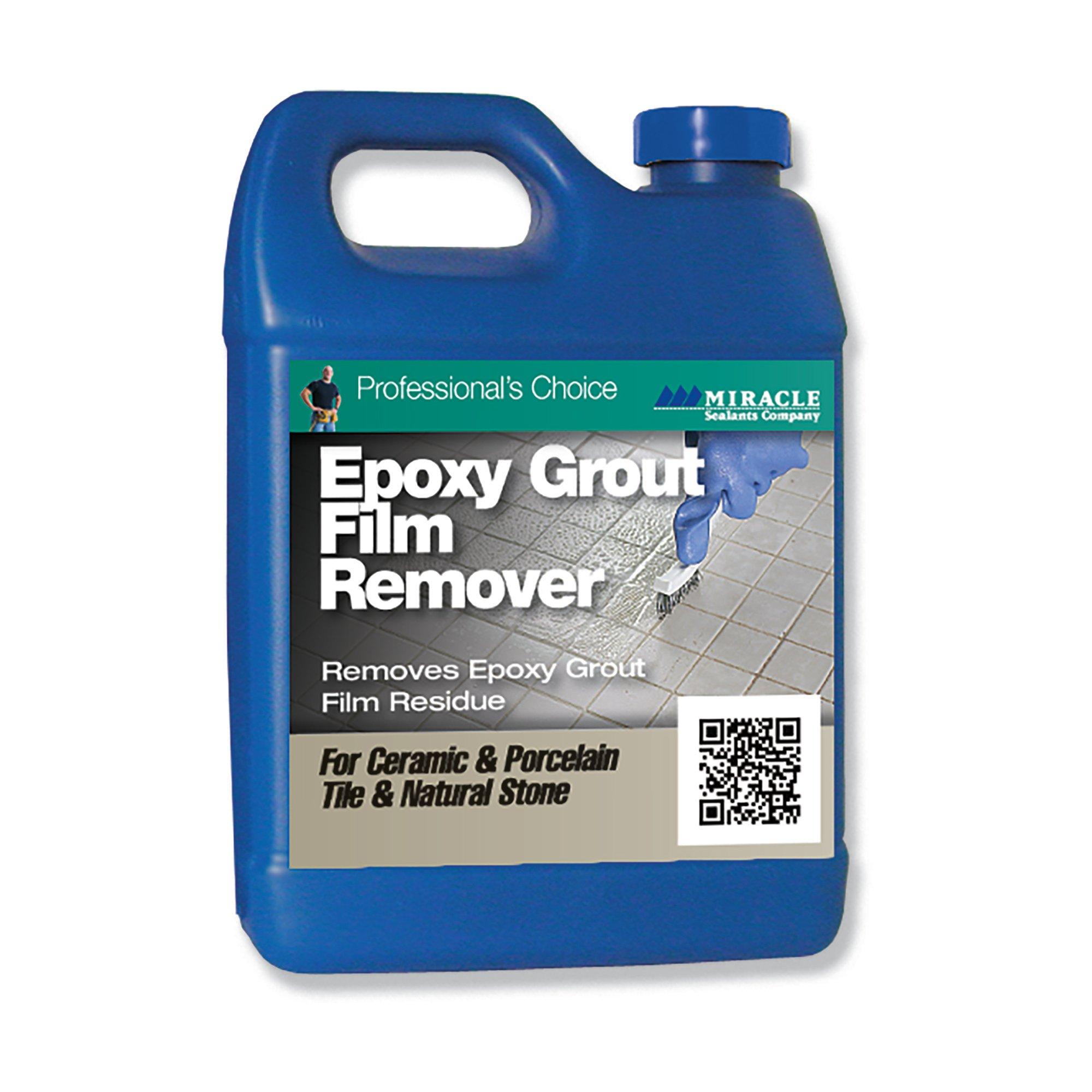 Expoxy resin cleaner in grout application ARDEX RG Cleaner