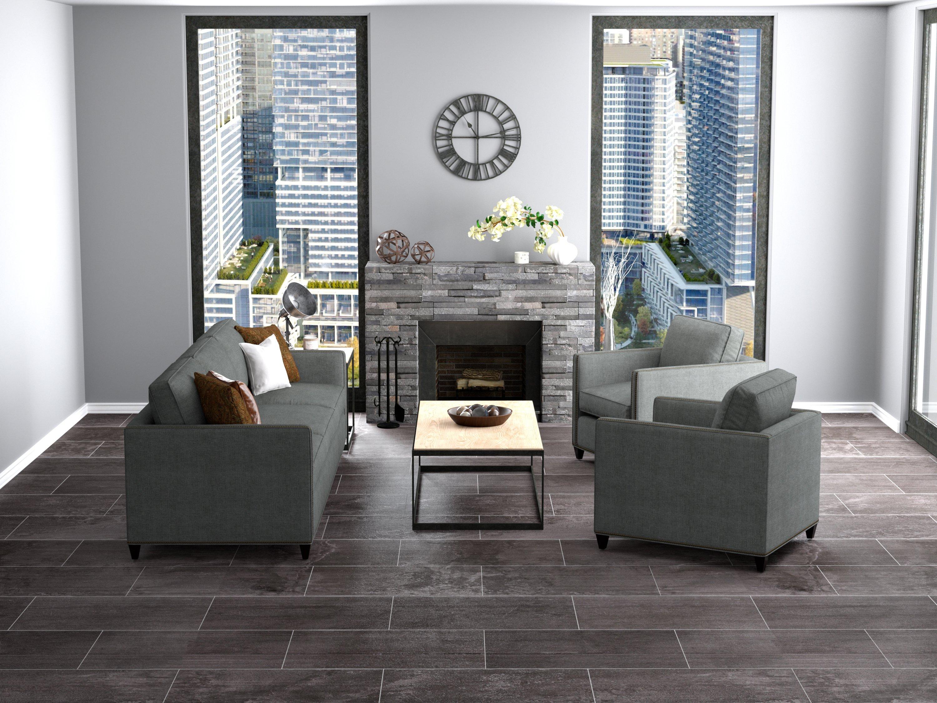 Niagra Splitface Quartzite Ledger Panel