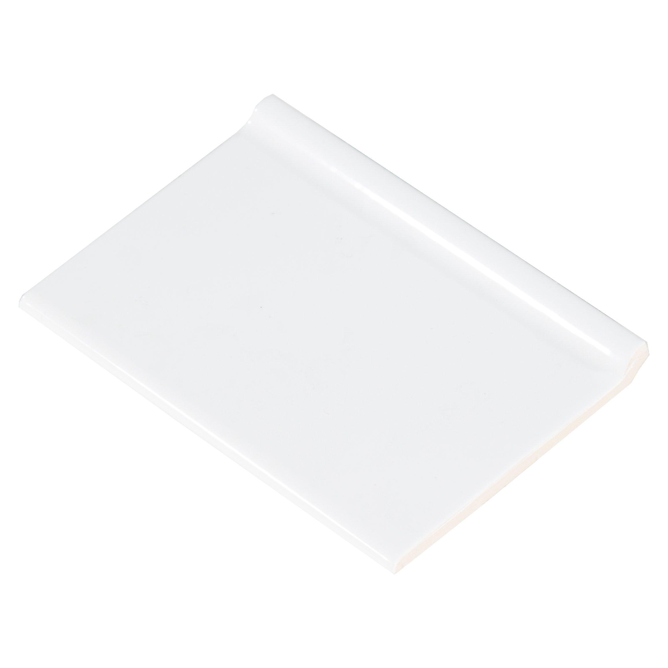 Bright White Ice Ceramic Cove Base