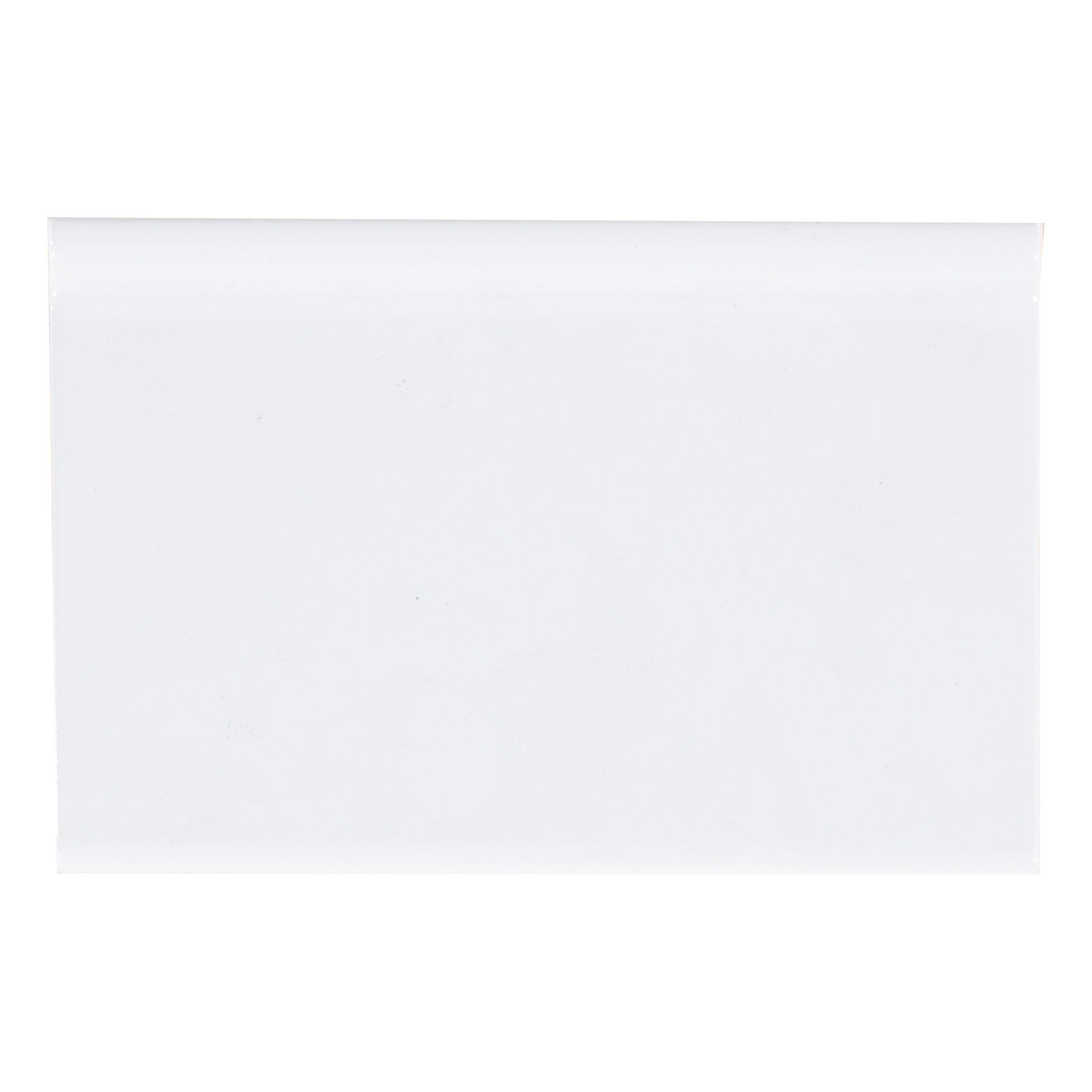 Bright White Ice Ceramic Cove Base