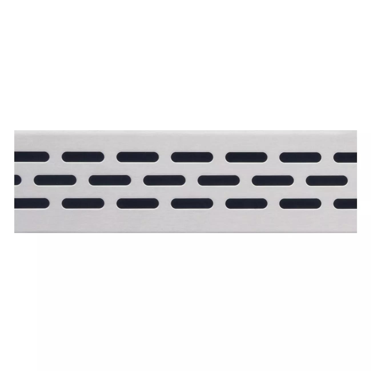 Compotite 36in. Oval Design Stainless Steel Linear Drain Grate