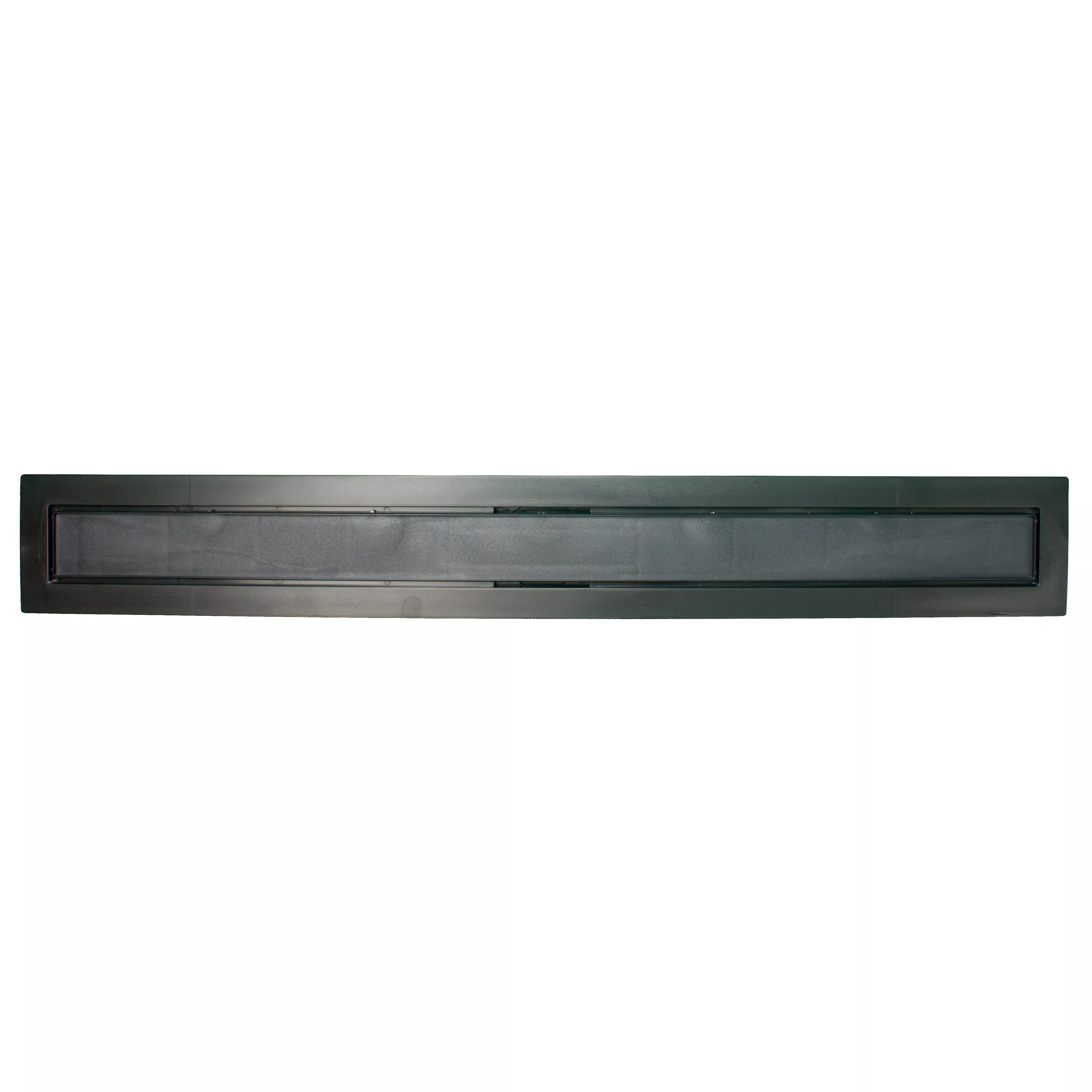 Compotite 36in. Tile-in Top Black ABS Linear Drain Cover Plate