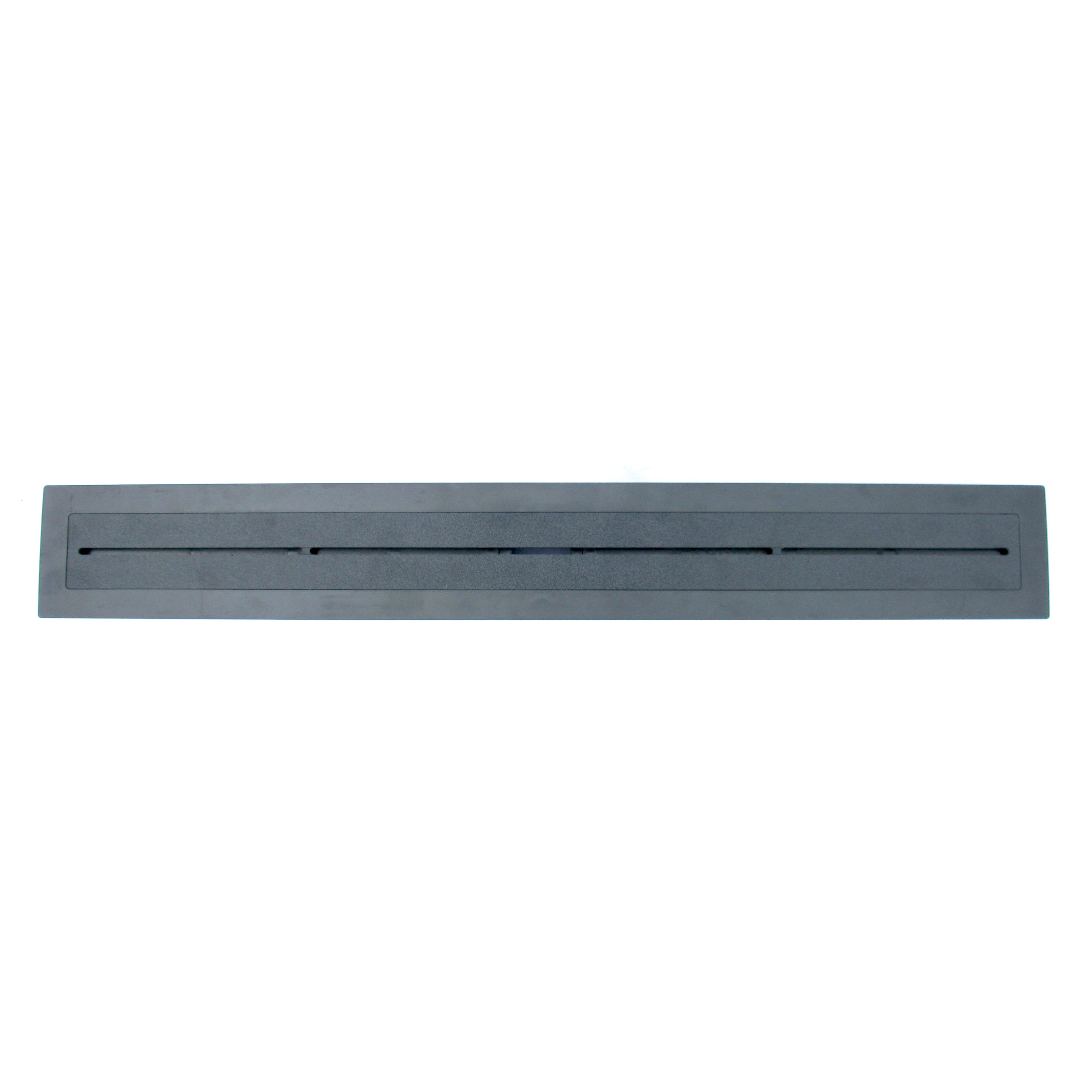 Compotite 24in. Tile-Over Top Black ABS Linear Drain Cover Plate