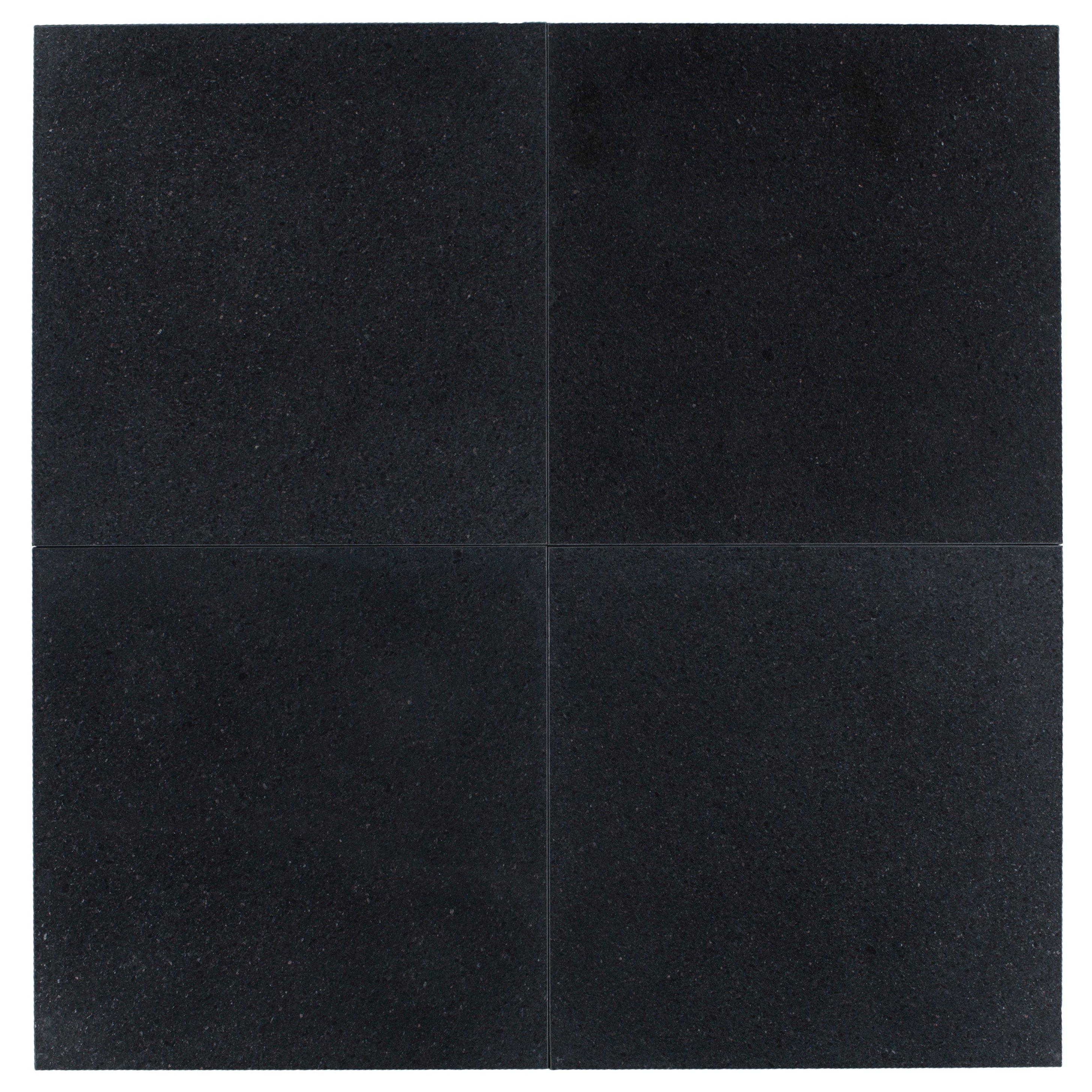 Black Galaxy Honed Granite Tile | Floor and Decor