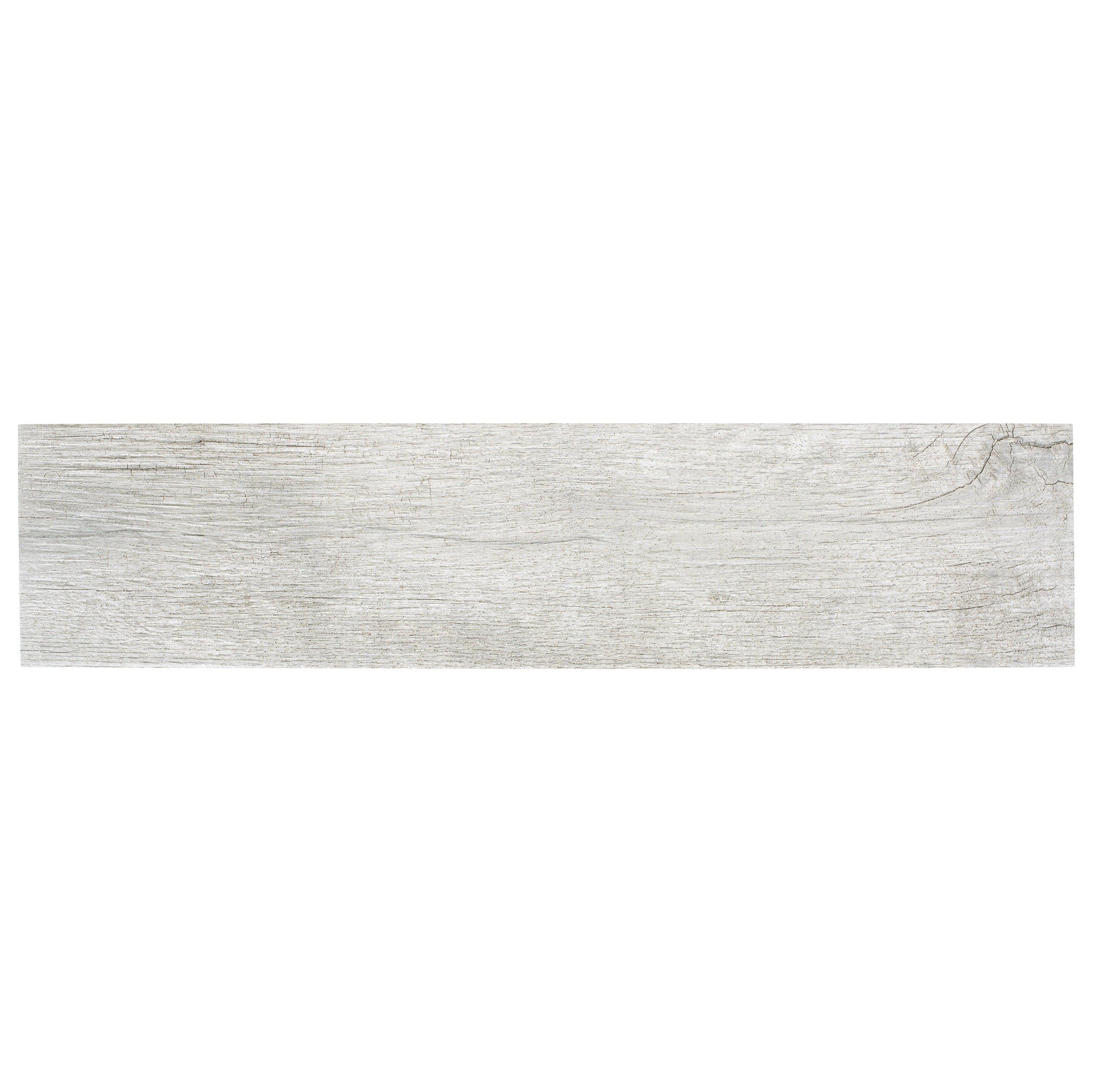 Floor & Decor | Hard Grey Wood Plank Porcelain Tile, 6 x 24, 10 mm Thick