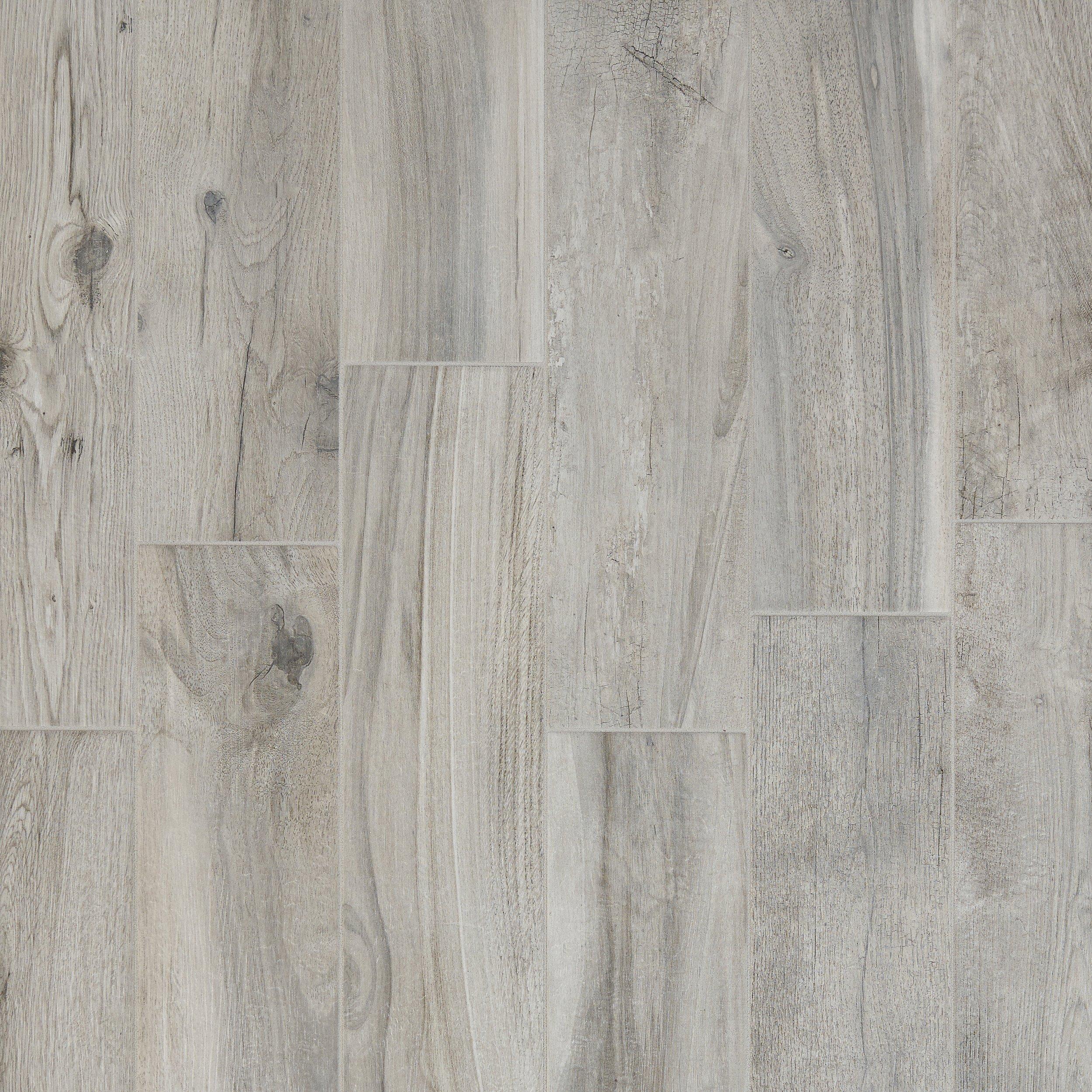 Wood effect floor tiles smokey grey - Full body porcelain stoneware ◇