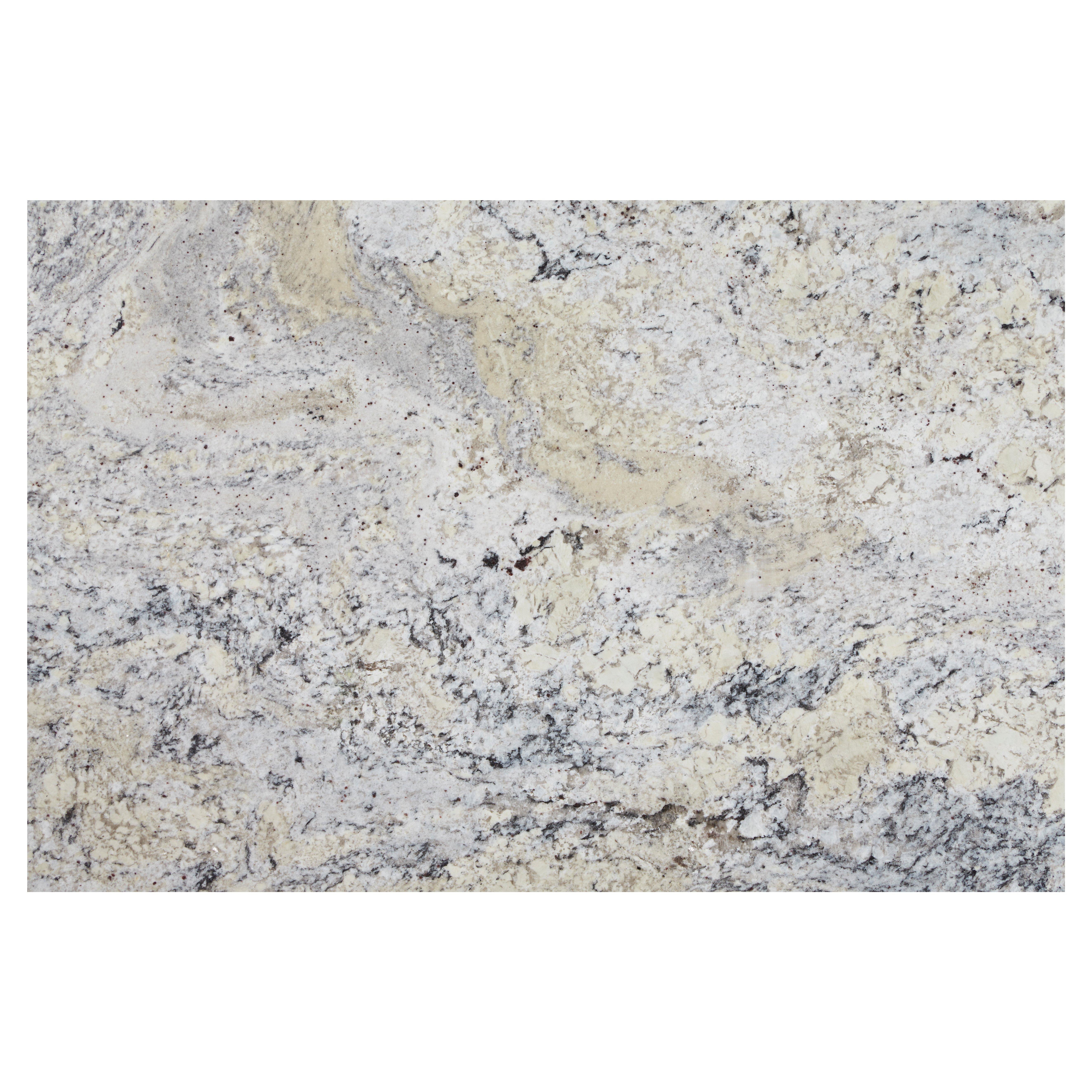 Sample - Gramercy White Granite 3 cm. Custom Countertop