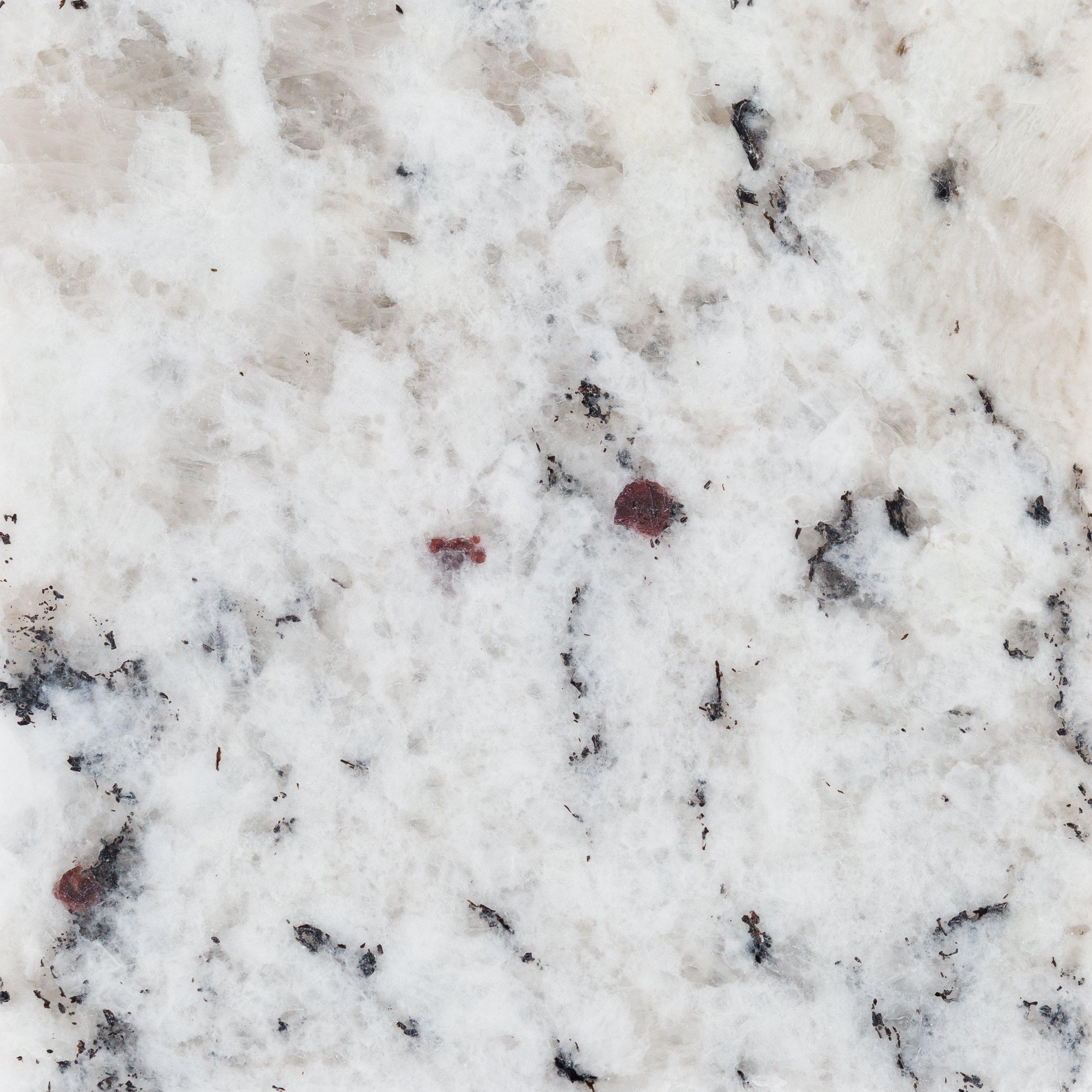 Sample - Gramercy White Granite 3 cm. Custom Countertop