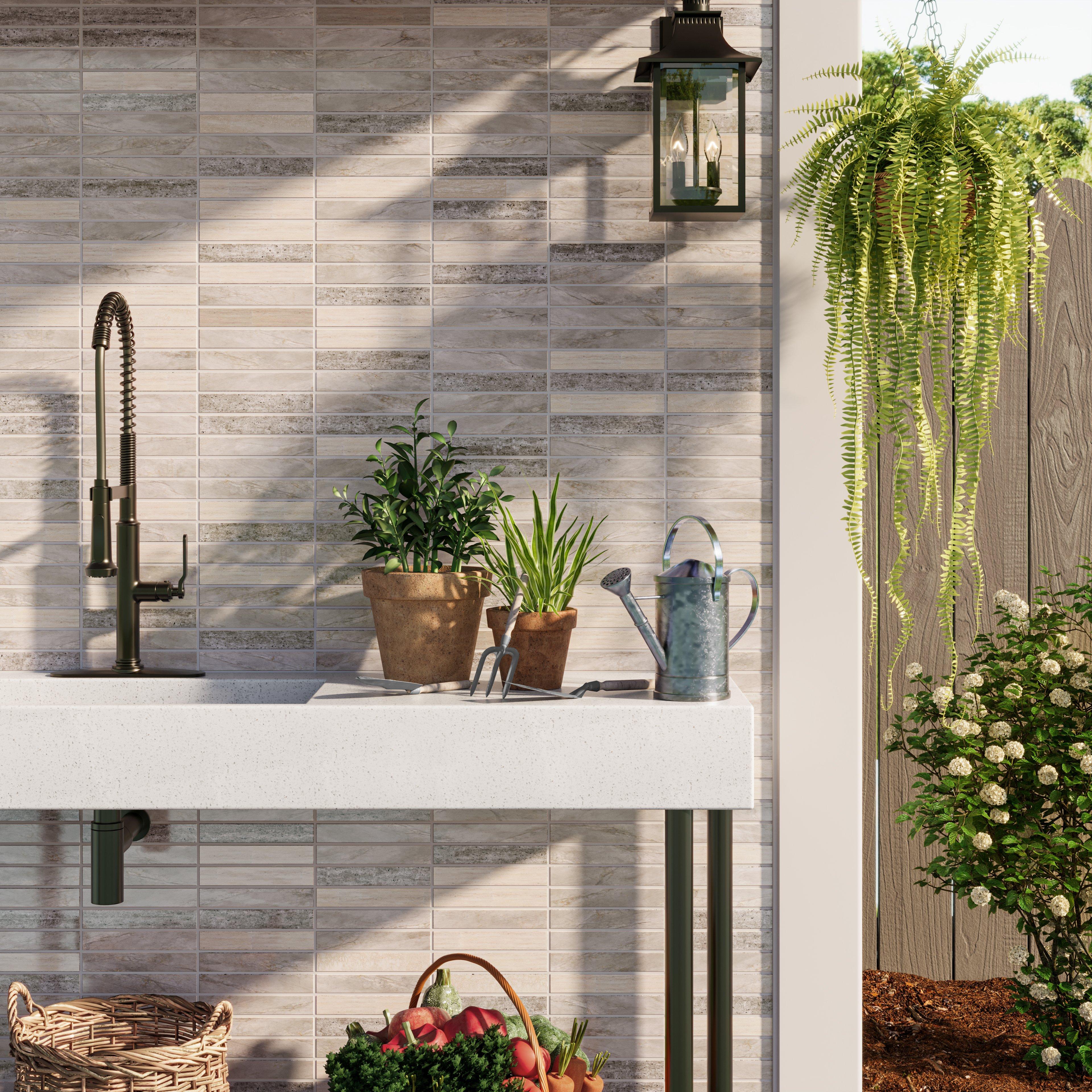 Sample - Silhouette Quartz 3 cm. Custom Countertop