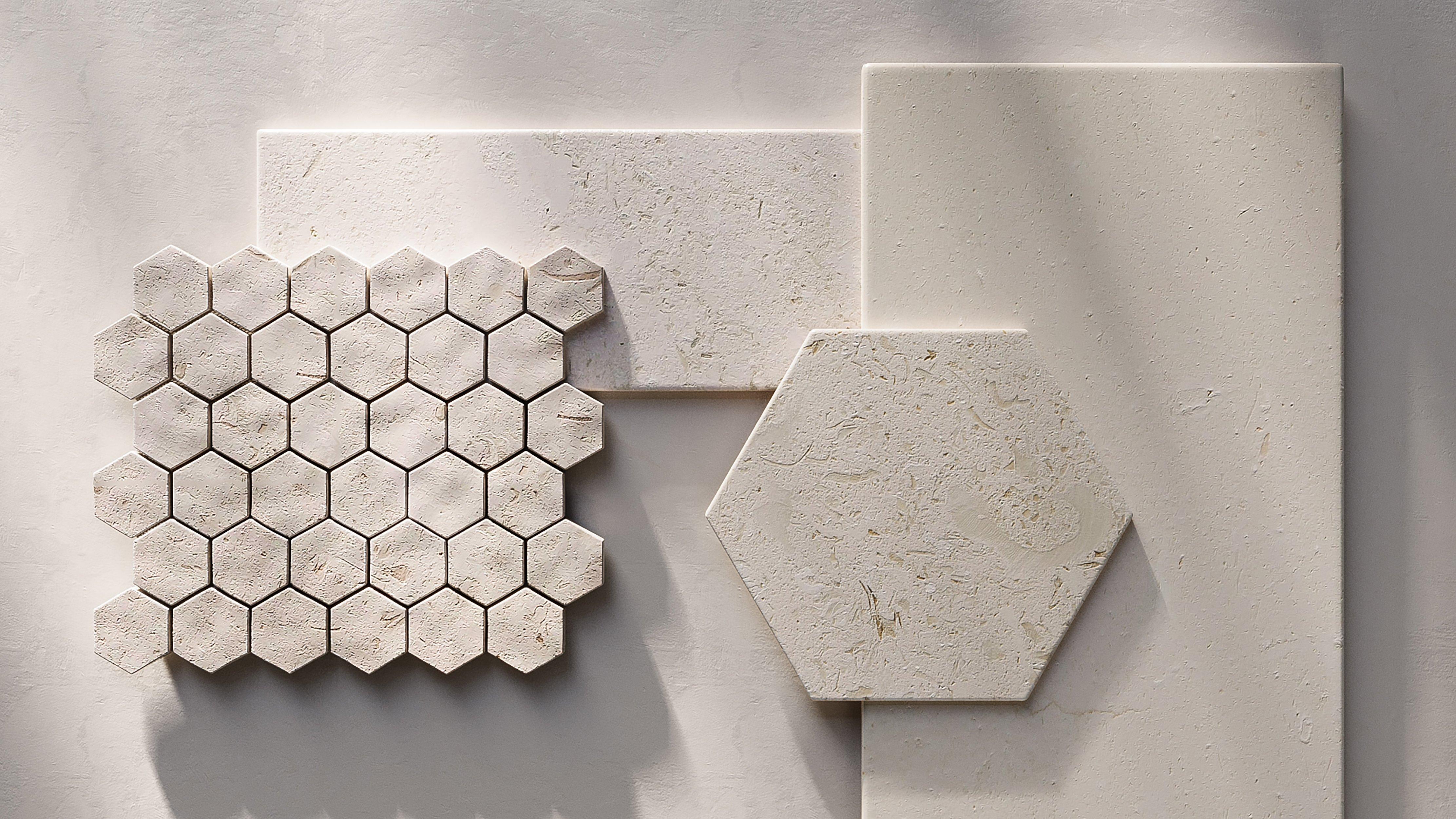 Fossil Brushed Limestone Tile