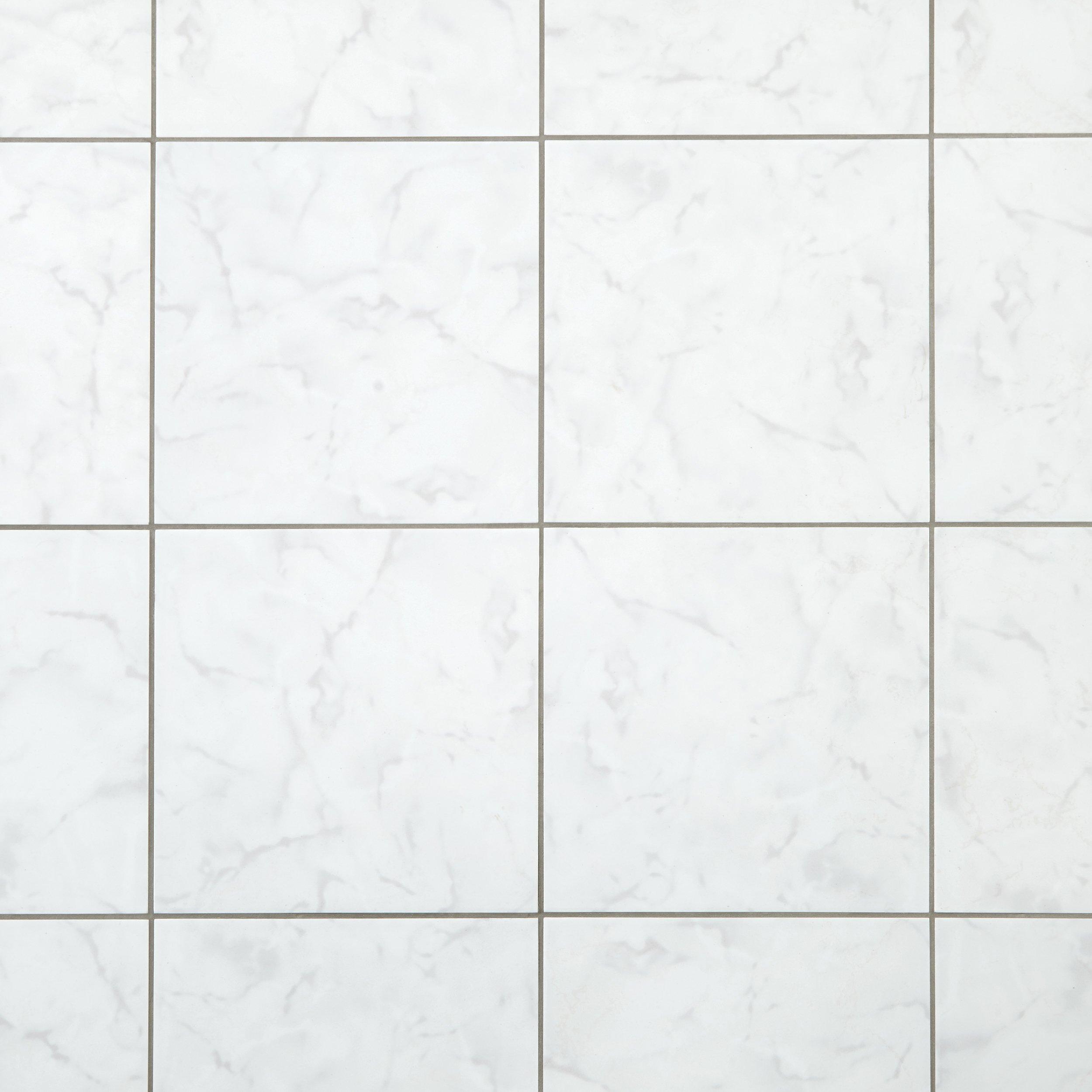 Cristal White High Gloss Ceramic Tile, White Floor Tiles