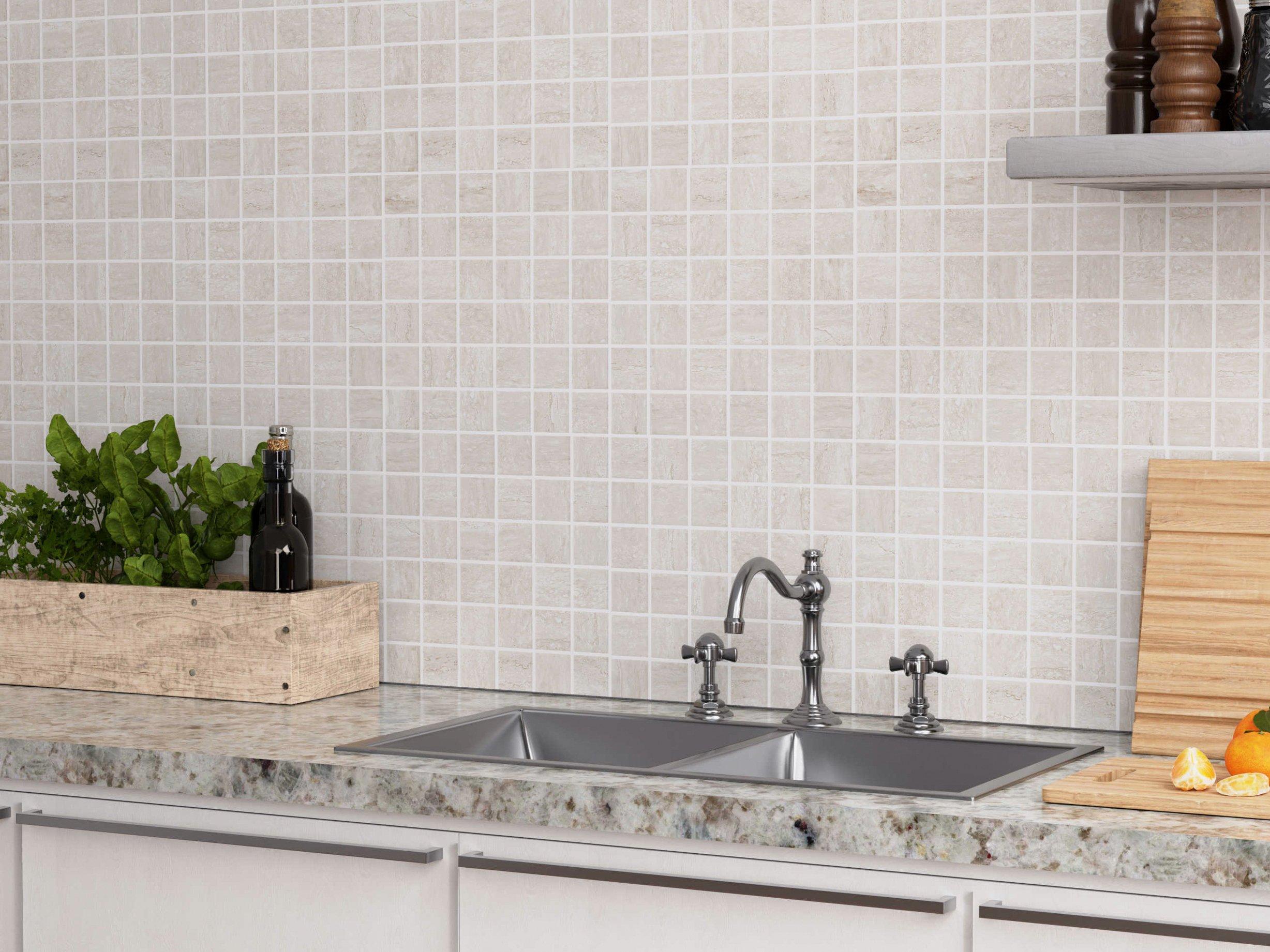 Forum Ivory Matte Porcelain Mosaic