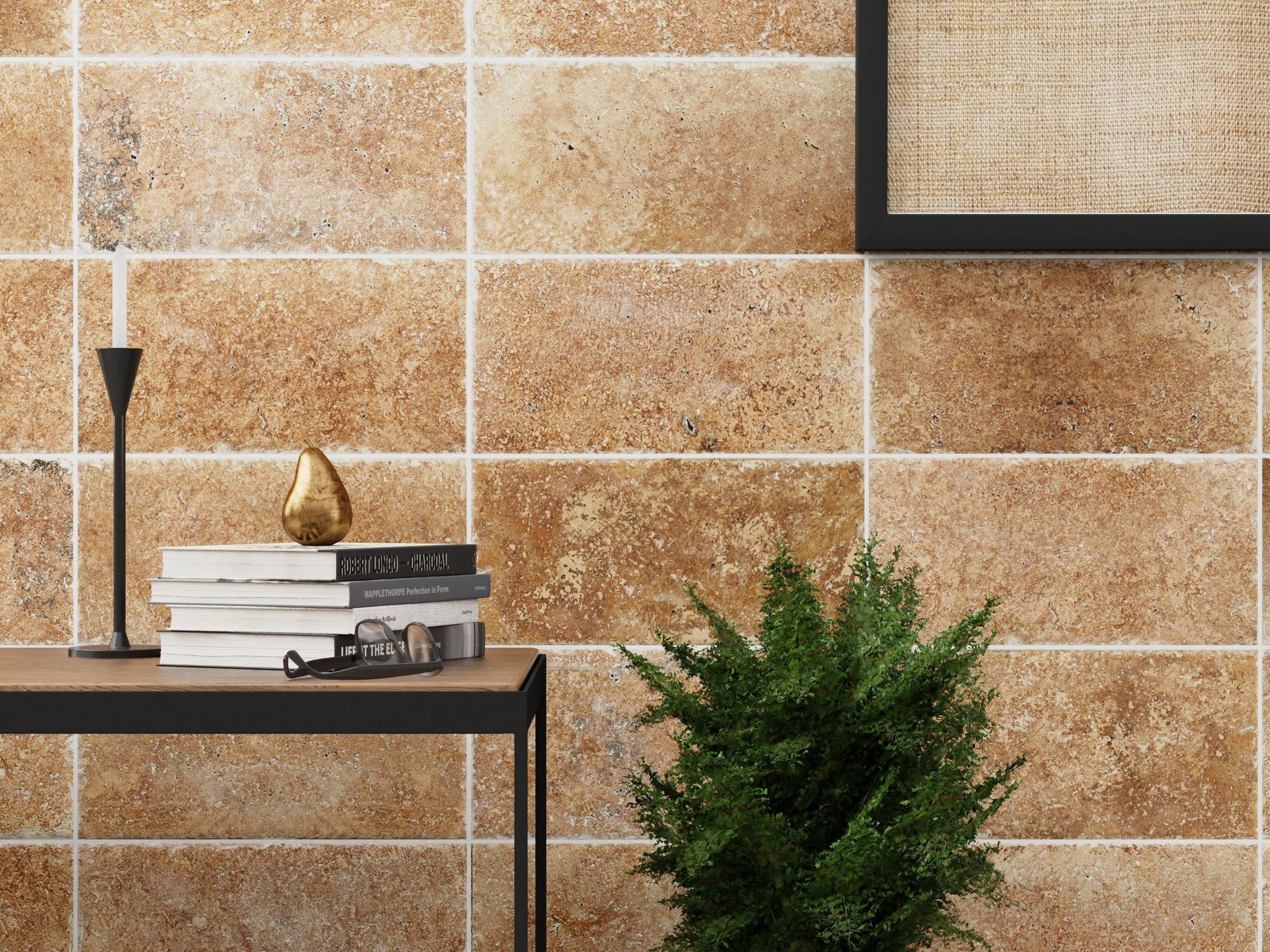 Antique Bari Brushed Travertine Tile