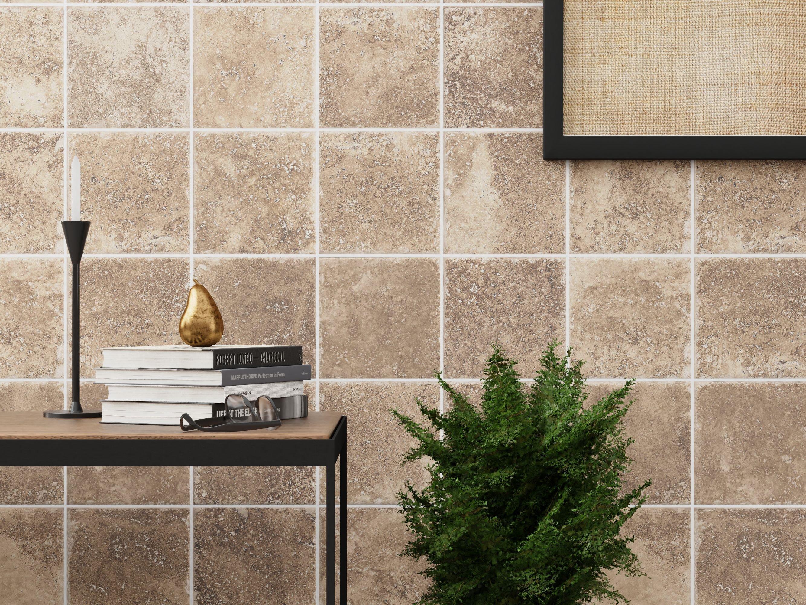 Antique Bari Brushed Travertine Tile