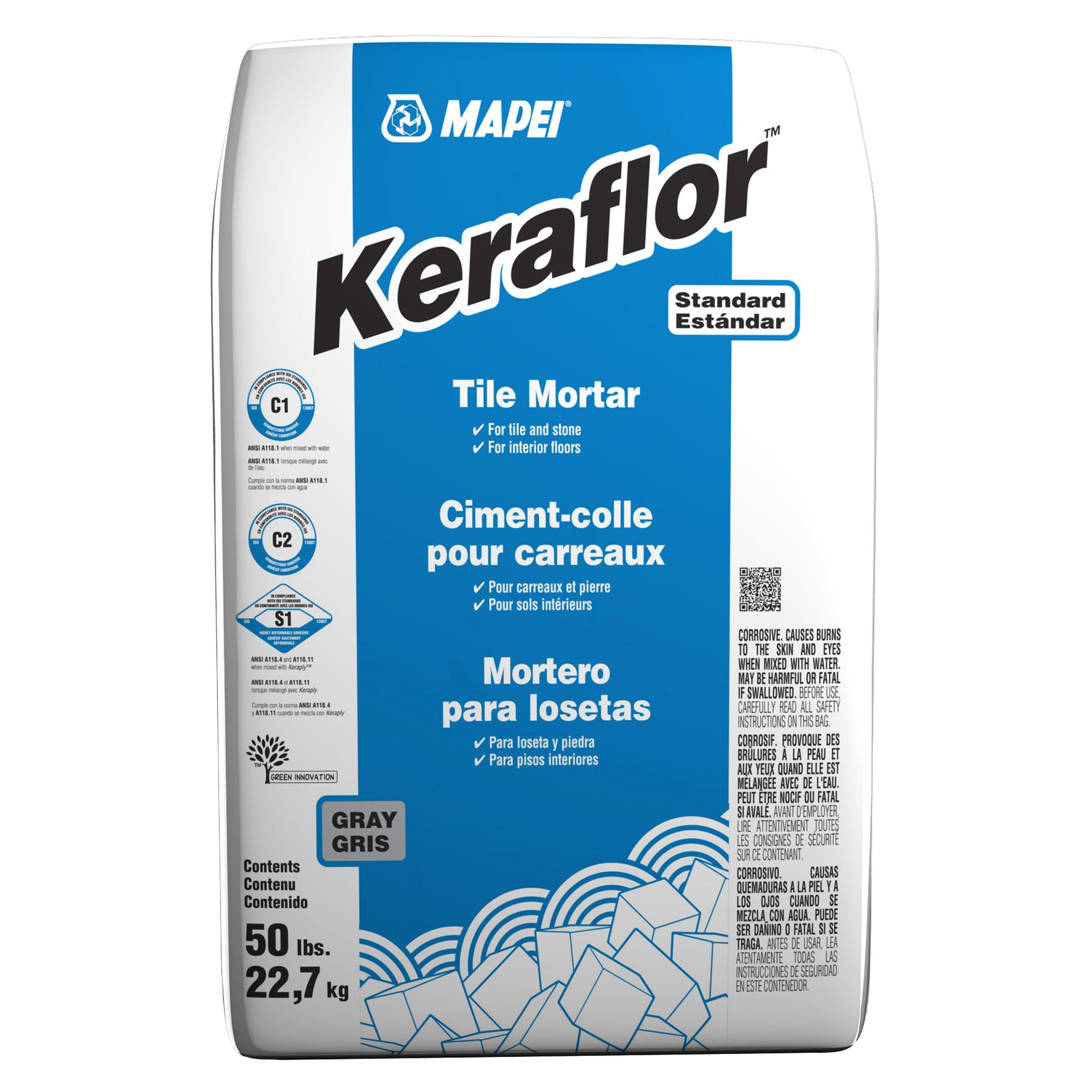Mapei Keraflor White Floor Tile Thin-Set Mortar - 50 lbs - 100215458