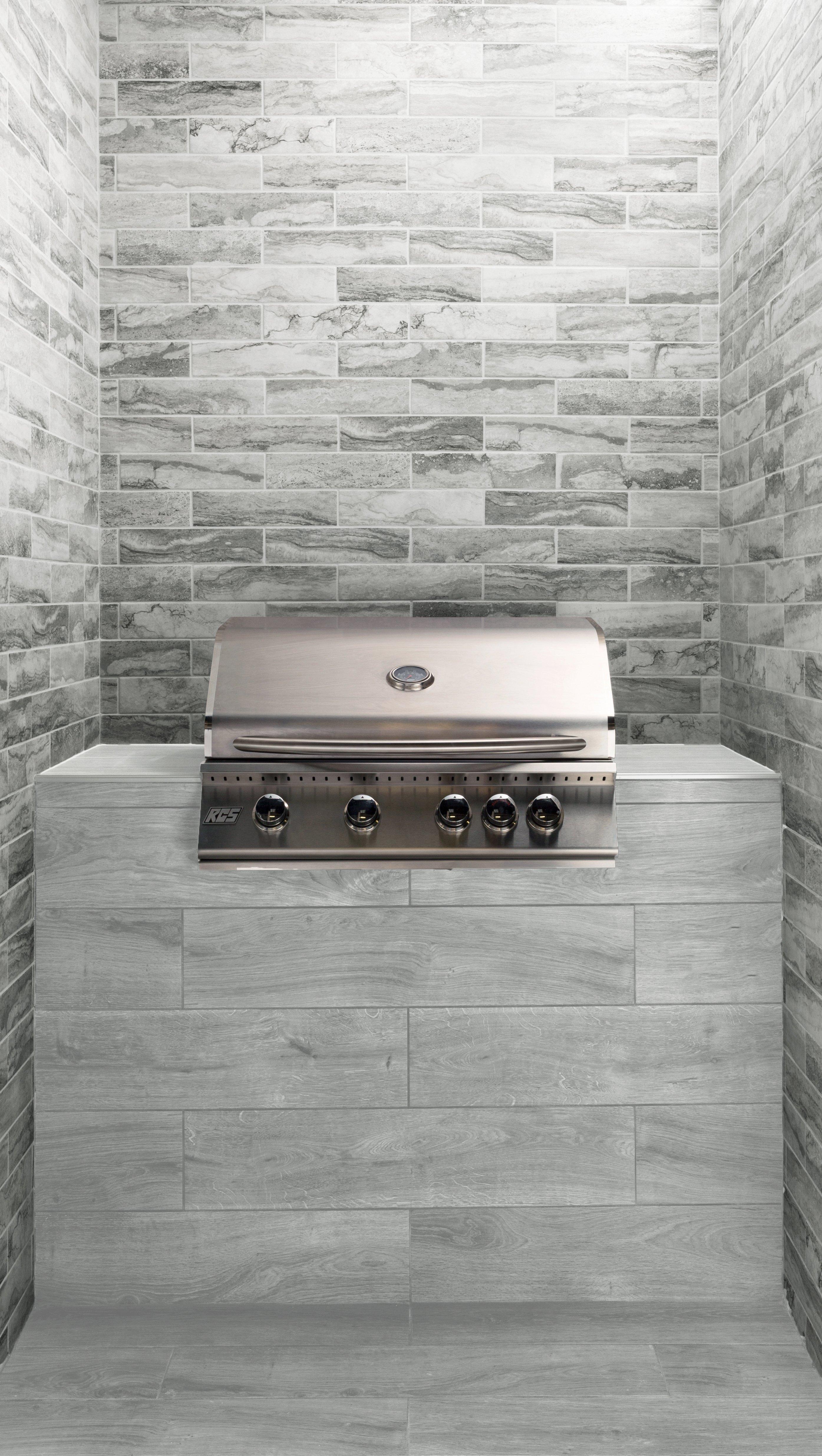 Travertino Grigio Porcelain Tile