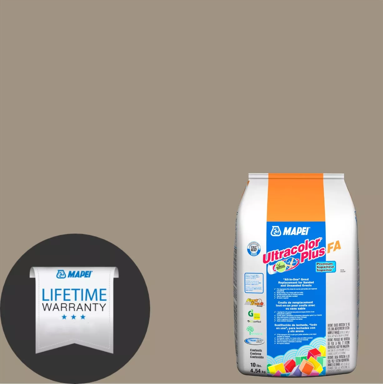 Mapei 105 Driftwood Ultracolor Plus FA Grout