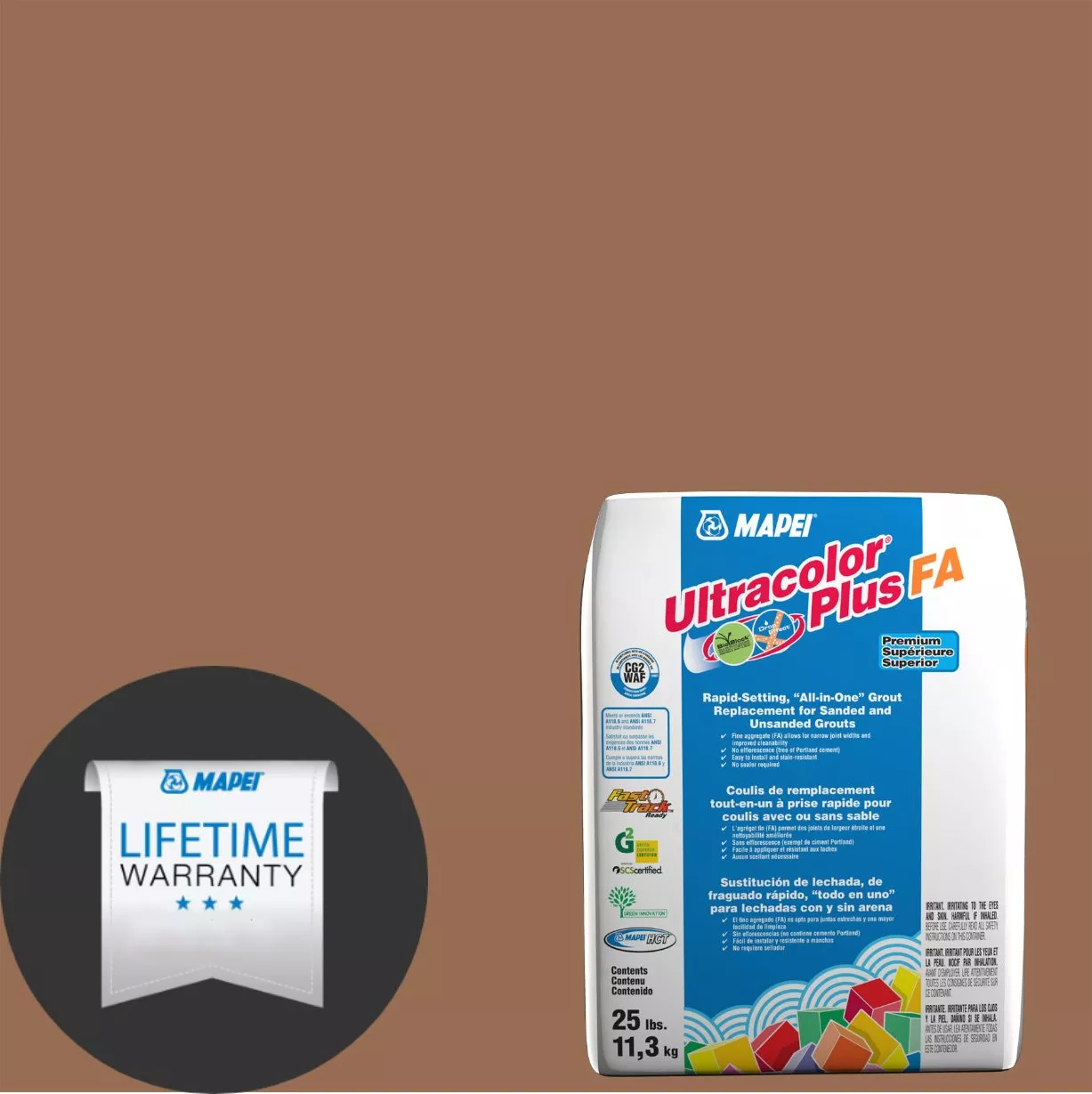 Mapei 110 Caramel Ultracolor Plus FA Grout