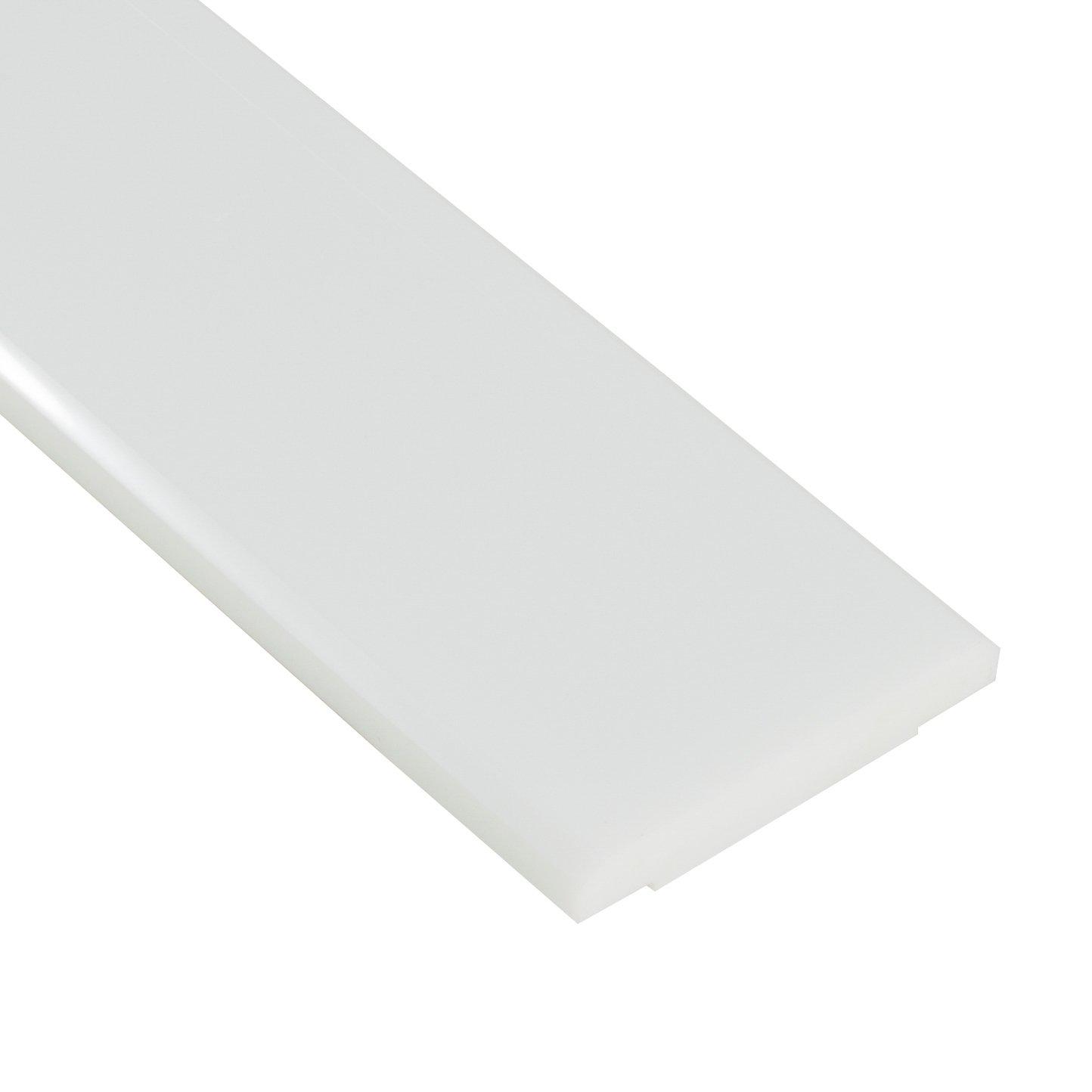 Pure White Glass Threshold