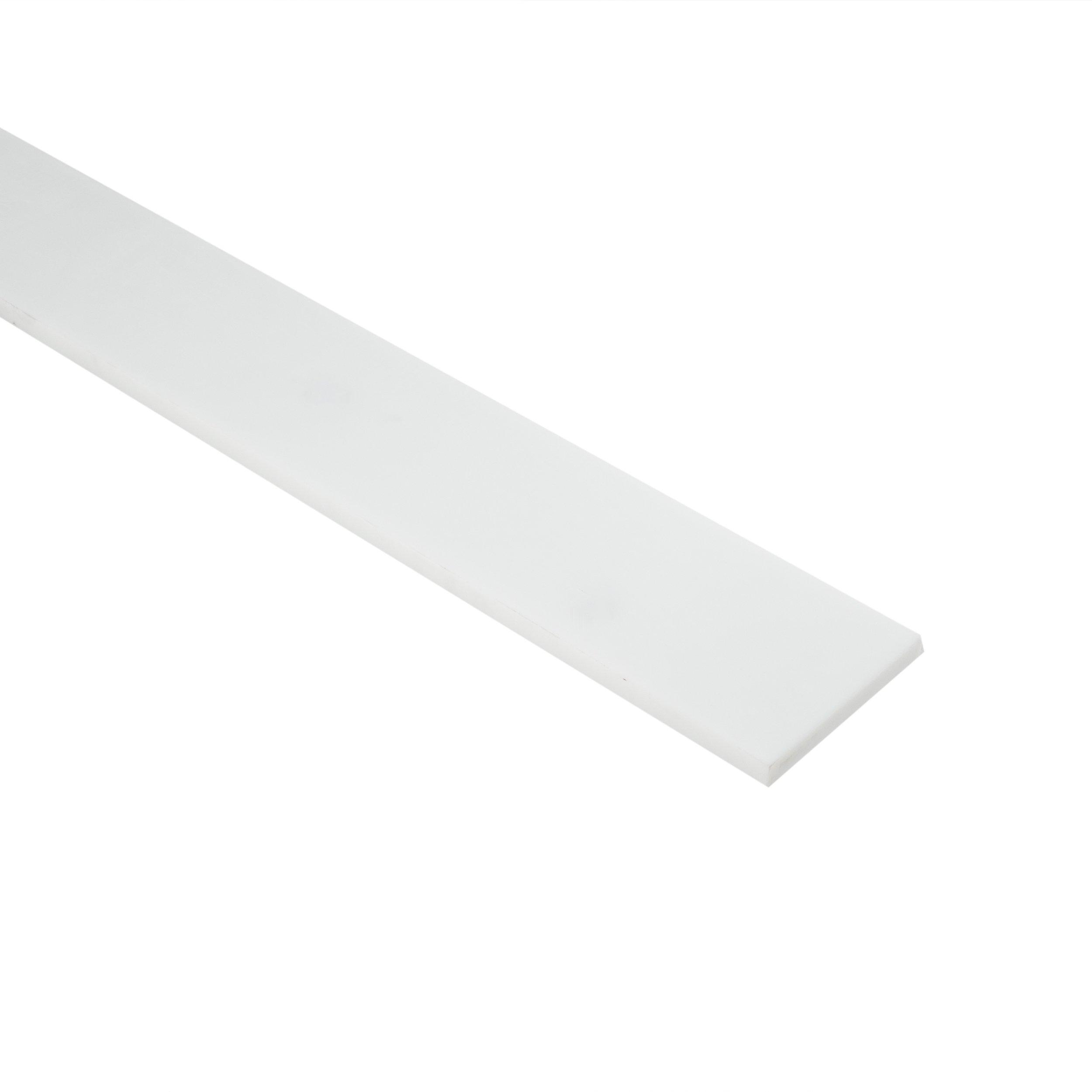 Pure White Glass Window Sill