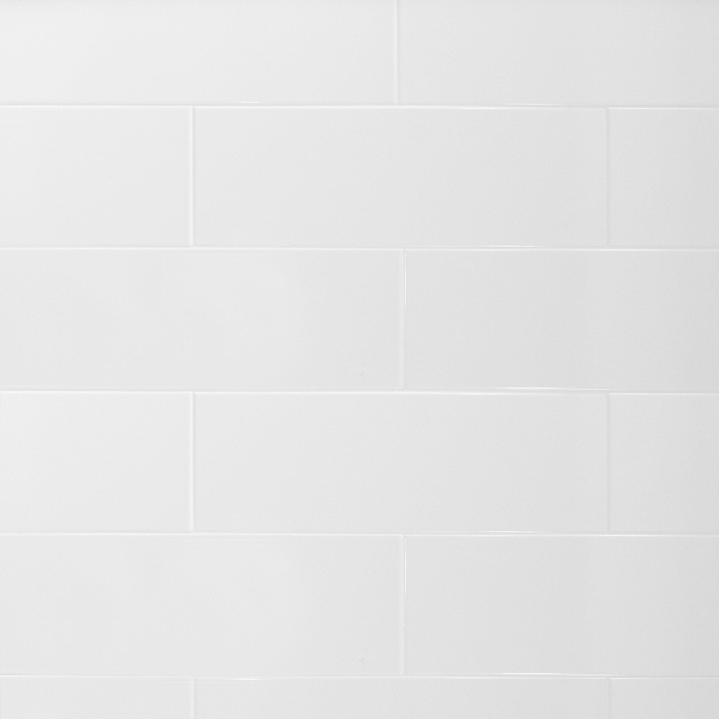 Bright White Ice Ceramic Wall Tile
