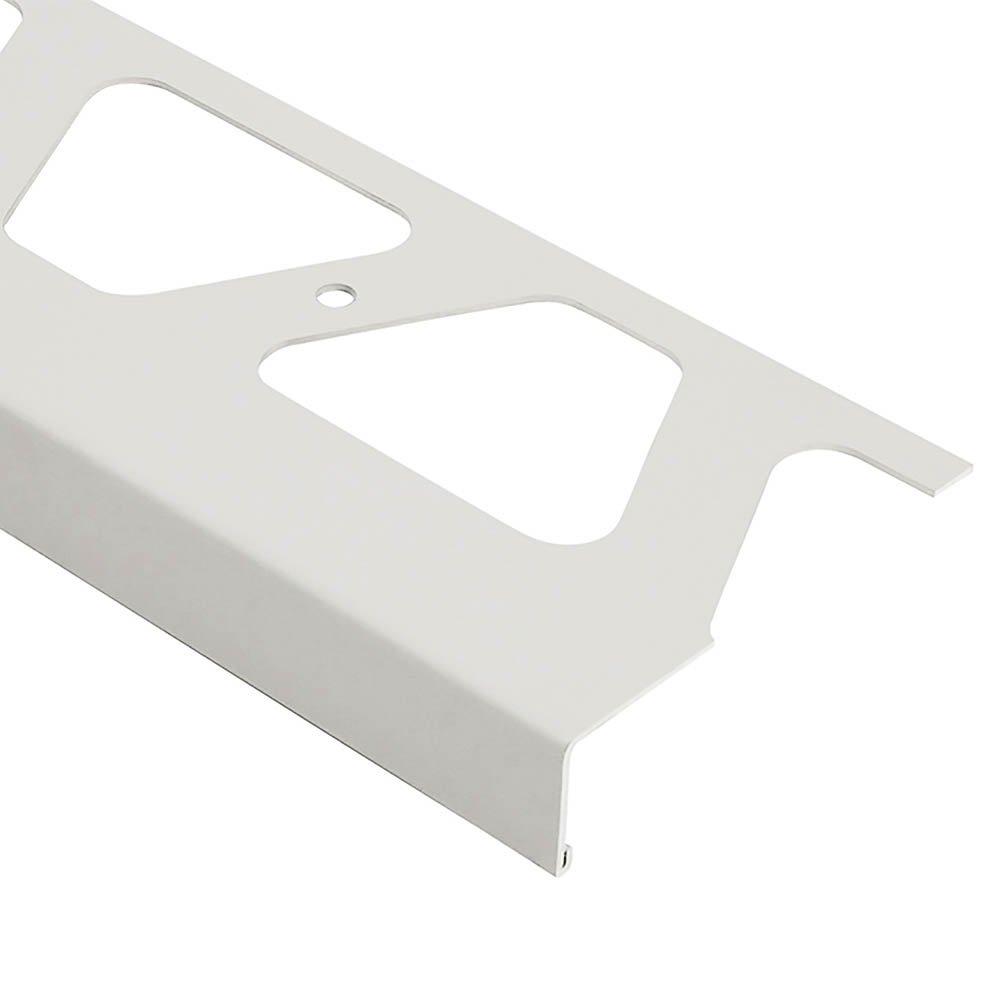 Schluter Bara-Rw Balcony Edge 3-3/4in. Aluminum Bright White