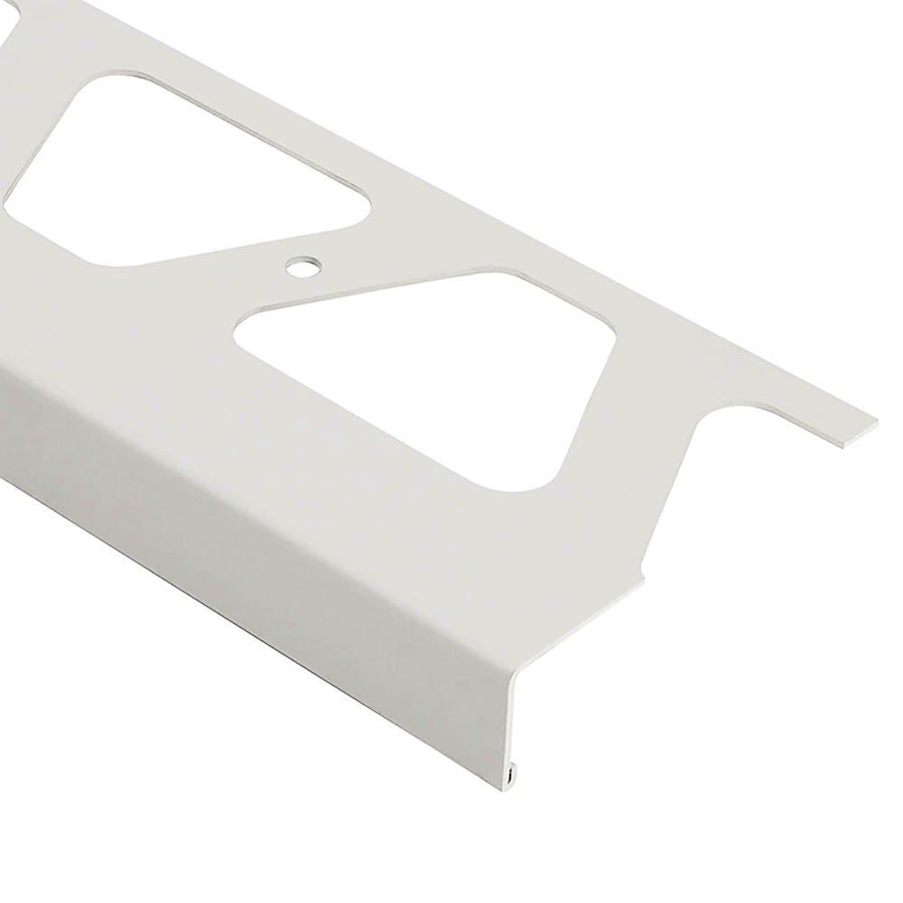 Schluter Bara-Rw Balcony Edge 4-3/4in. Aluminum Bright White