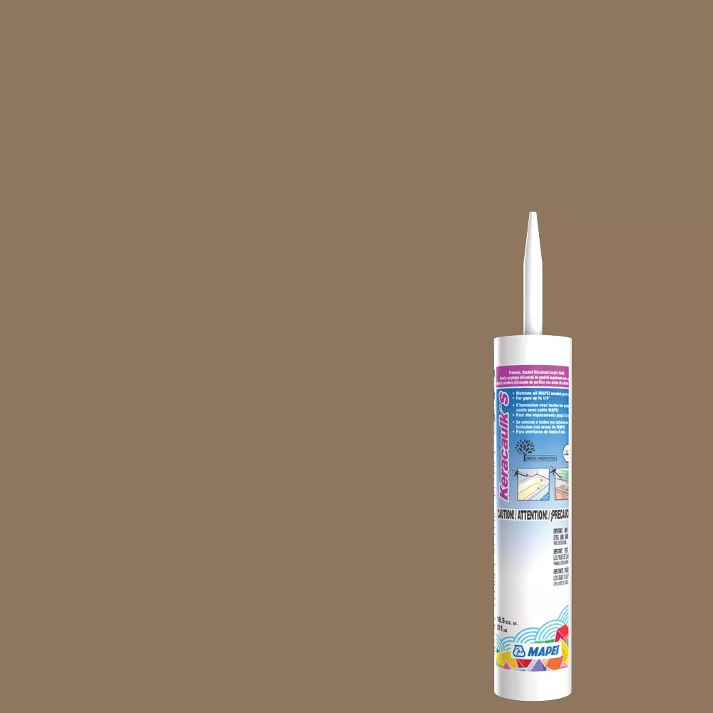 Mapei 111 Hickory Keracaulk S Sanded Siliconized Acrylic Caulk