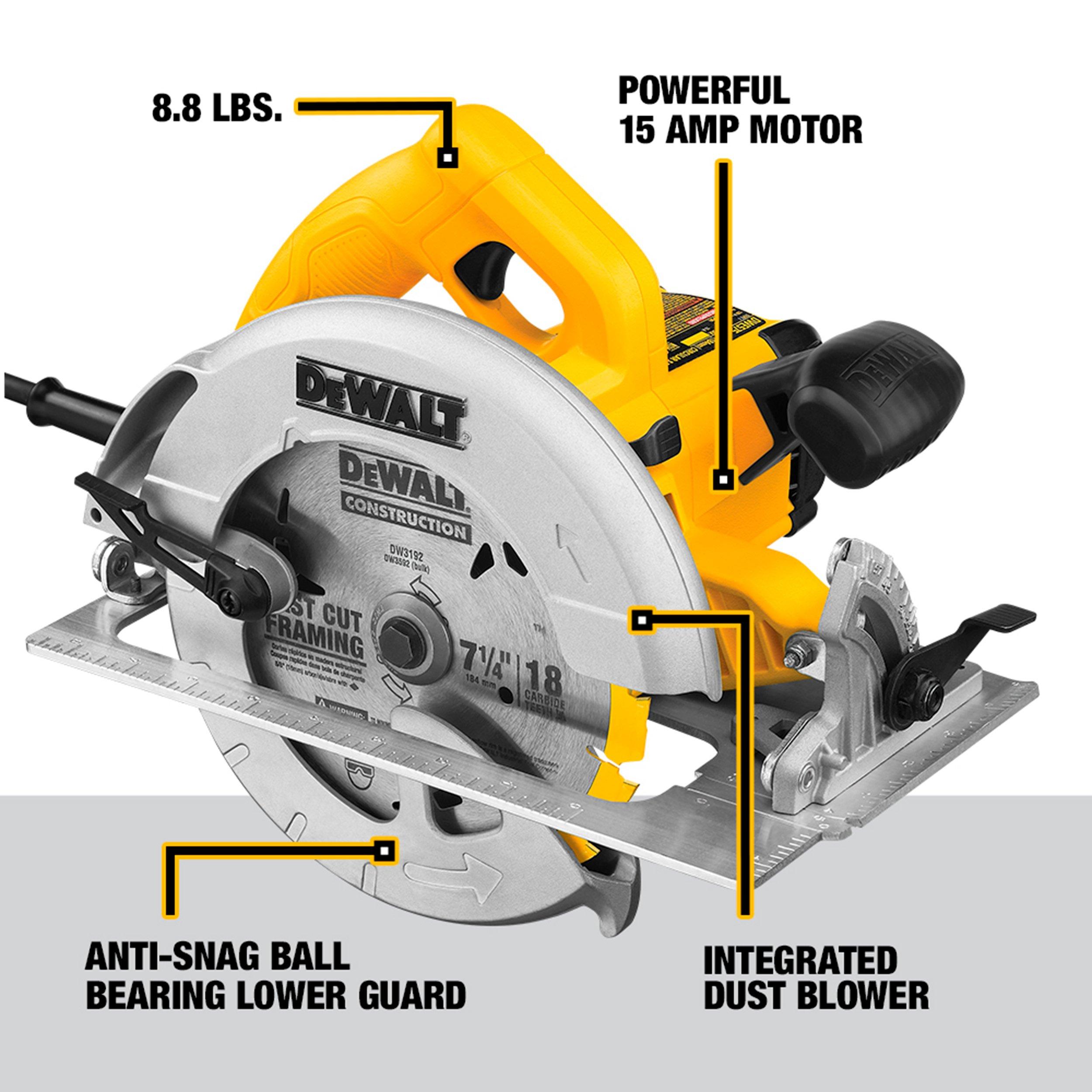 DeWalt 7 1 4 in. Lightweight Circular Saw