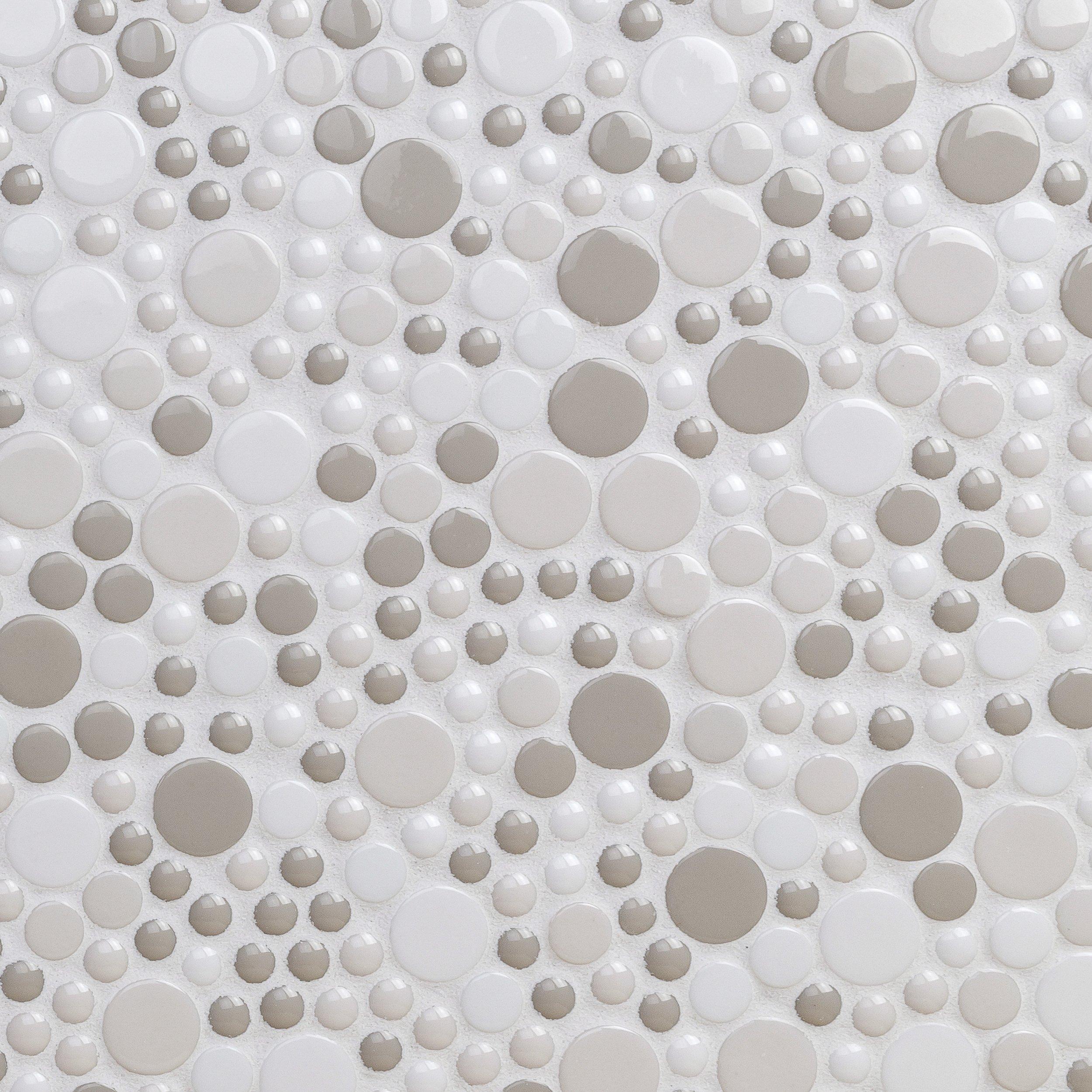 Bubbles Recycled Glass Mosaic