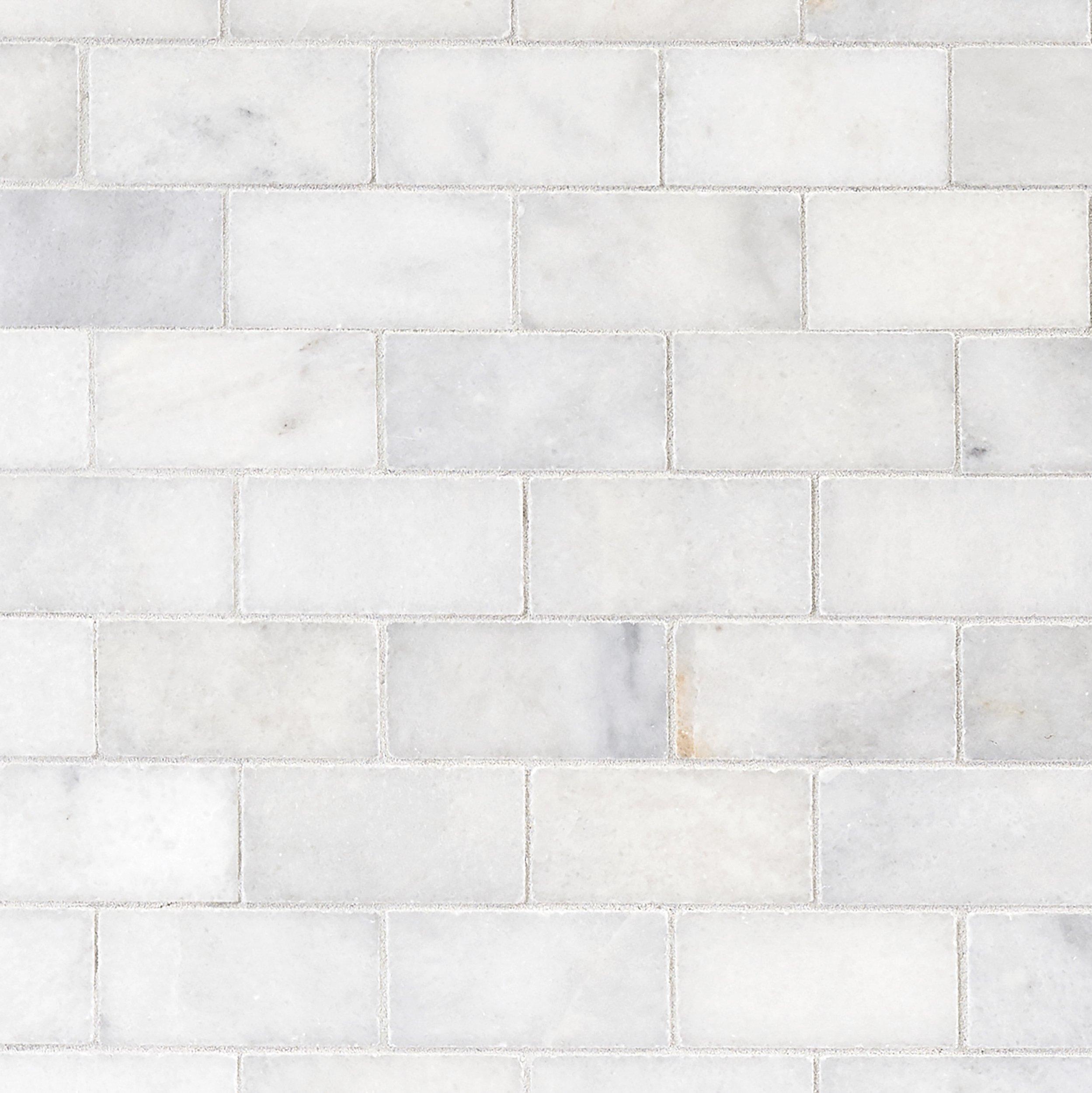 Ocean Brick Honed Marble Mosaic