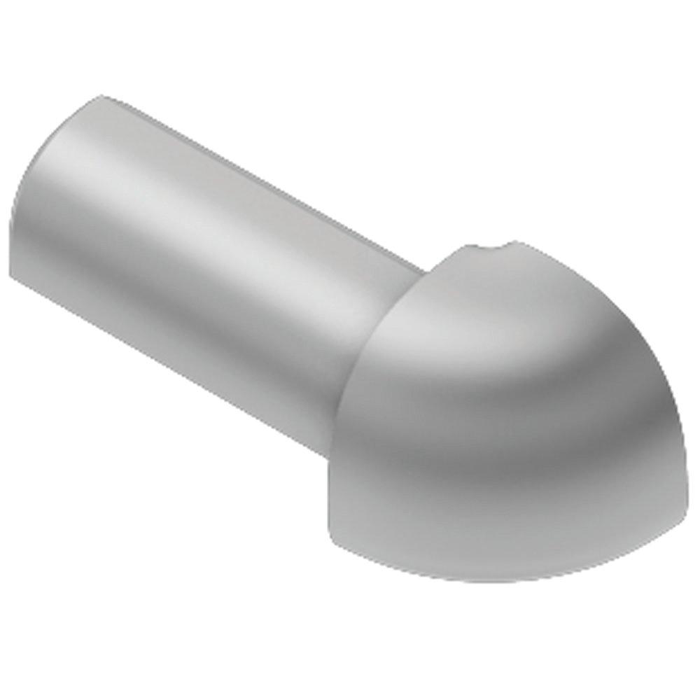 Schluter Rondec Out Corner 5/16in. Aluminum Satin