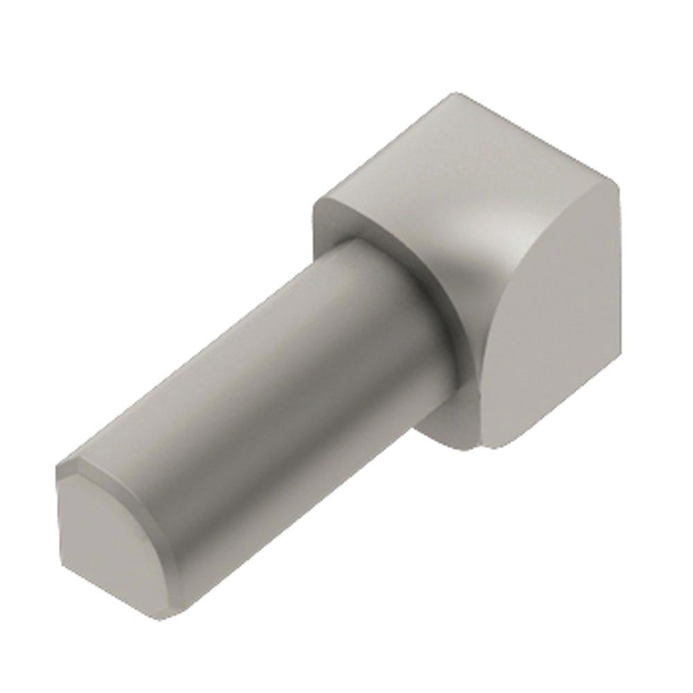 Schluter Rondec In Corner 5/16in. Aluminum Satin Nickel