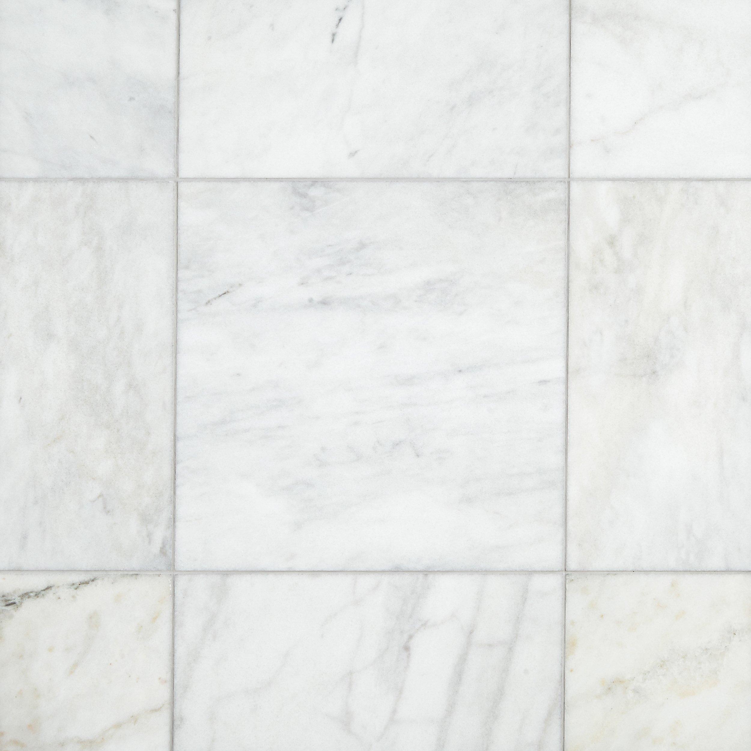 Ocean White Honed Marble Tile | Floor and Decor