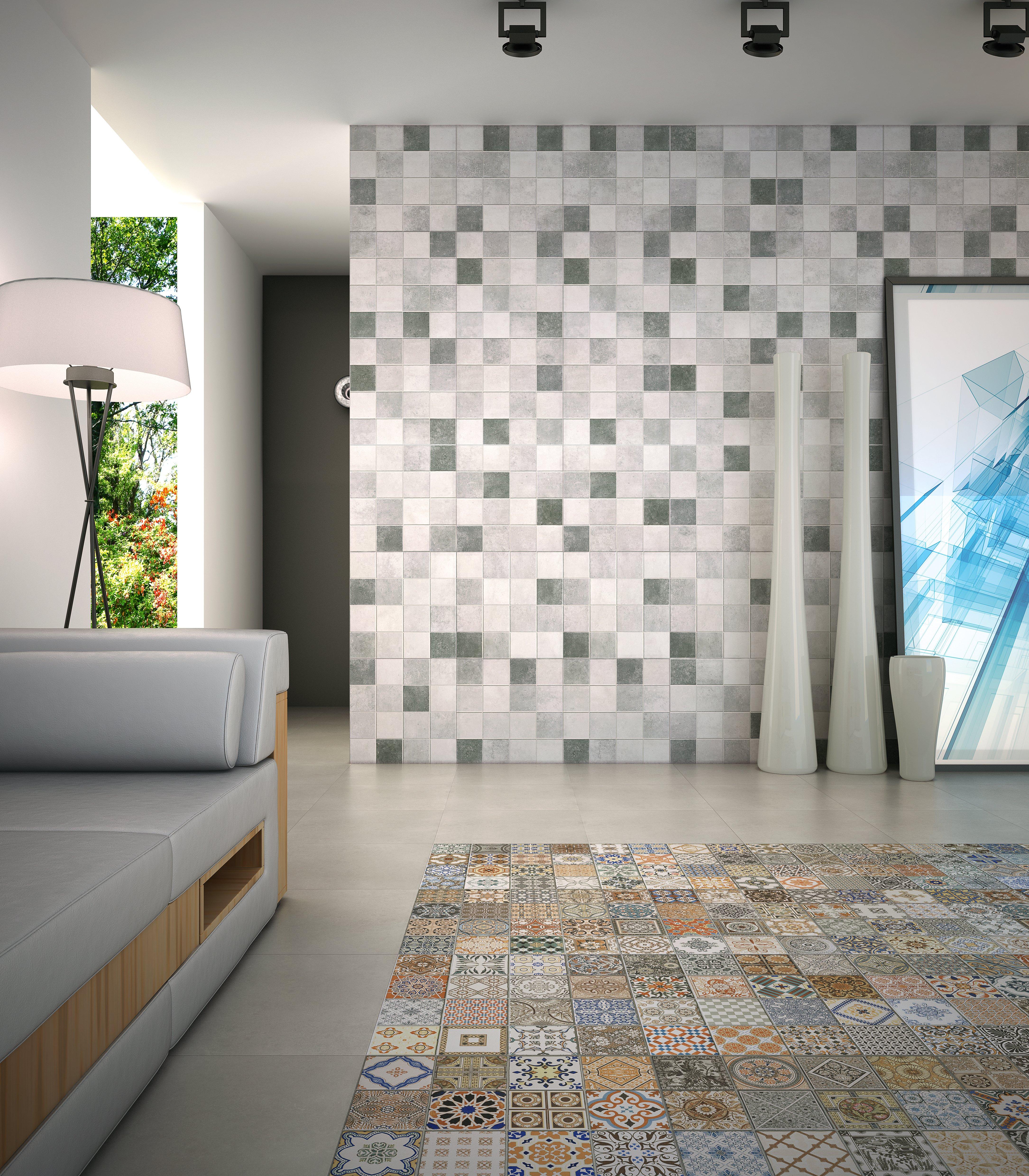 Provenzia Decorative Mix Pattern Porcelain Tile