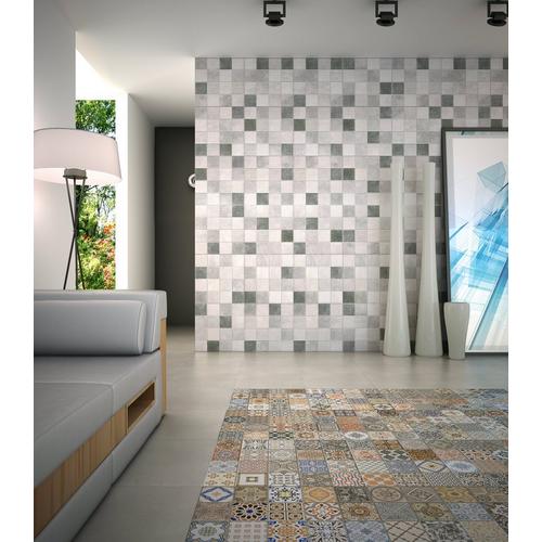 Provenzia Decorative Mix Pattern Porcelain Tile 18 X 18 100340876 Floor And Decor