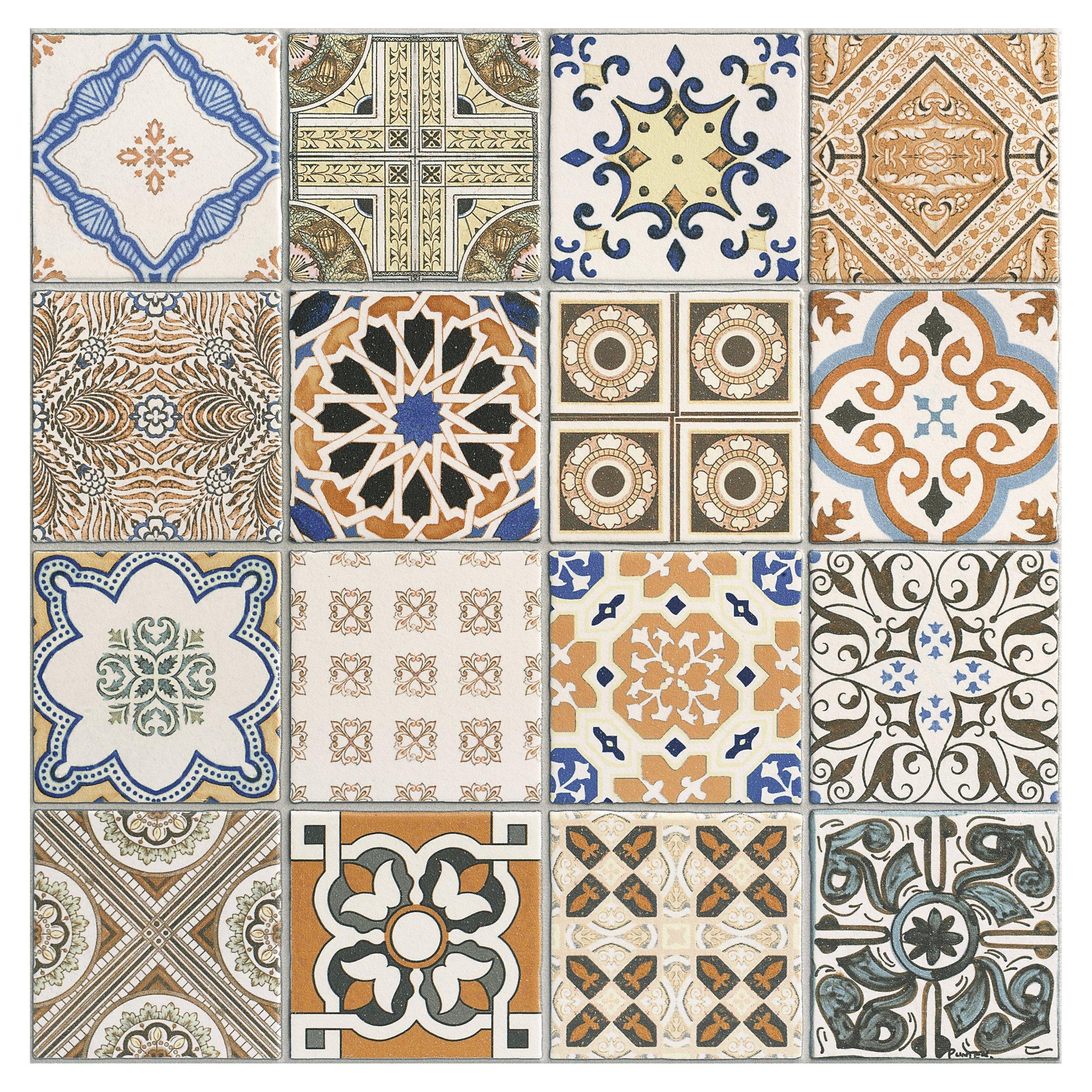 Provenzia Decorative Mix Pattern Porcelain Tile