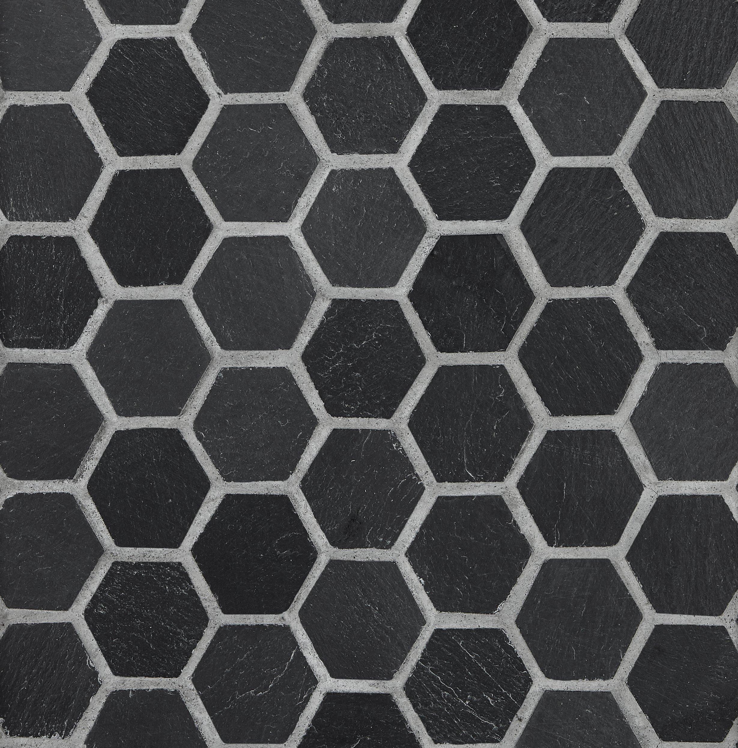 black hexagon