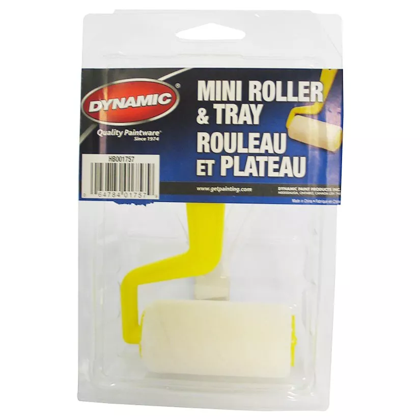 Dynamic HB001757 Mini Paint Roller and Tray Floor and Decor